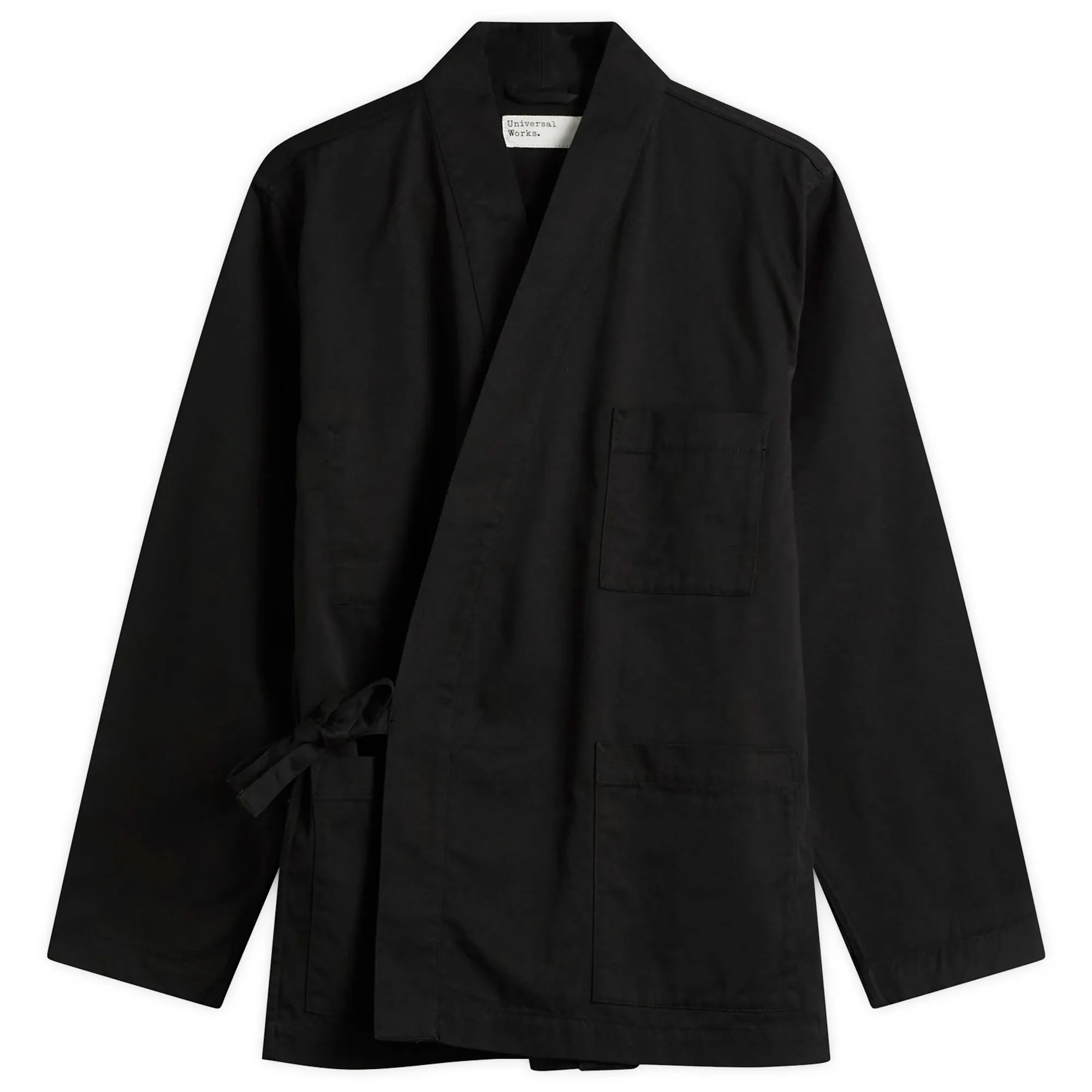 Universal Works Men's Twill Kyoto Work Jacket Black
