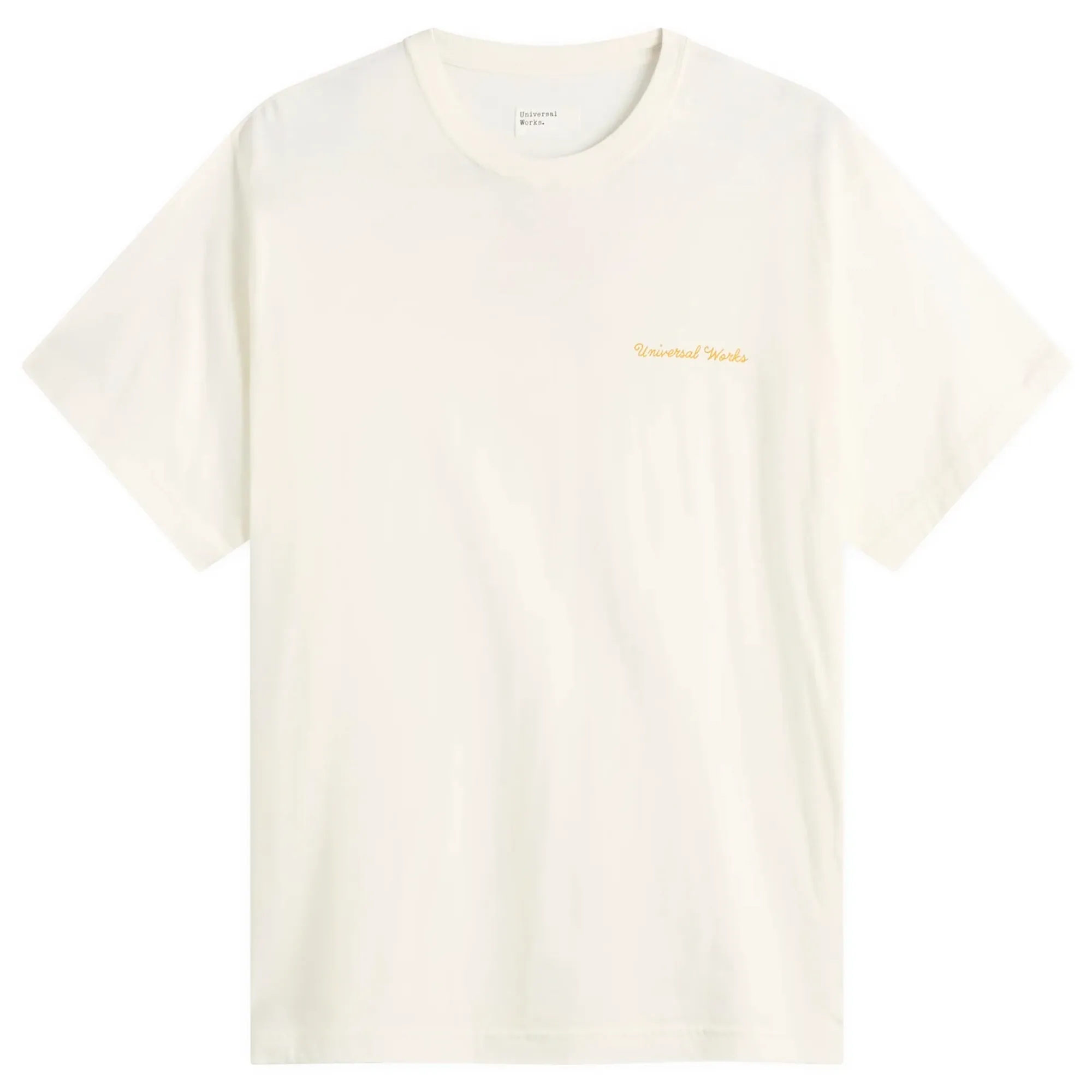 Universal Works Men's Wish You Were Here T-Shirt Ecru