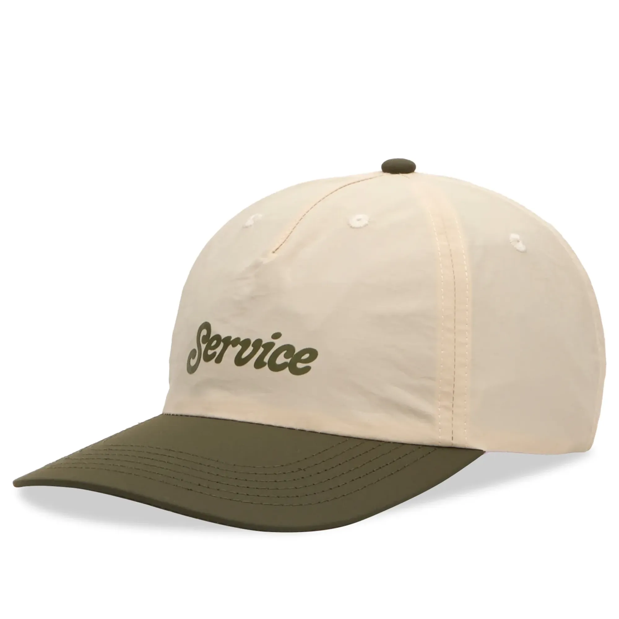 Service Works Men's Script Surf Cap Off White/Olive
