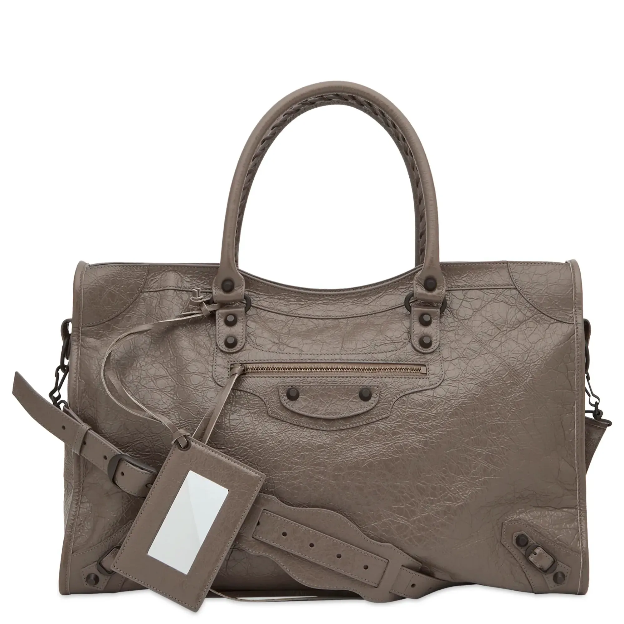 Balenciaga Men's Le City Large Bag Dark Noix