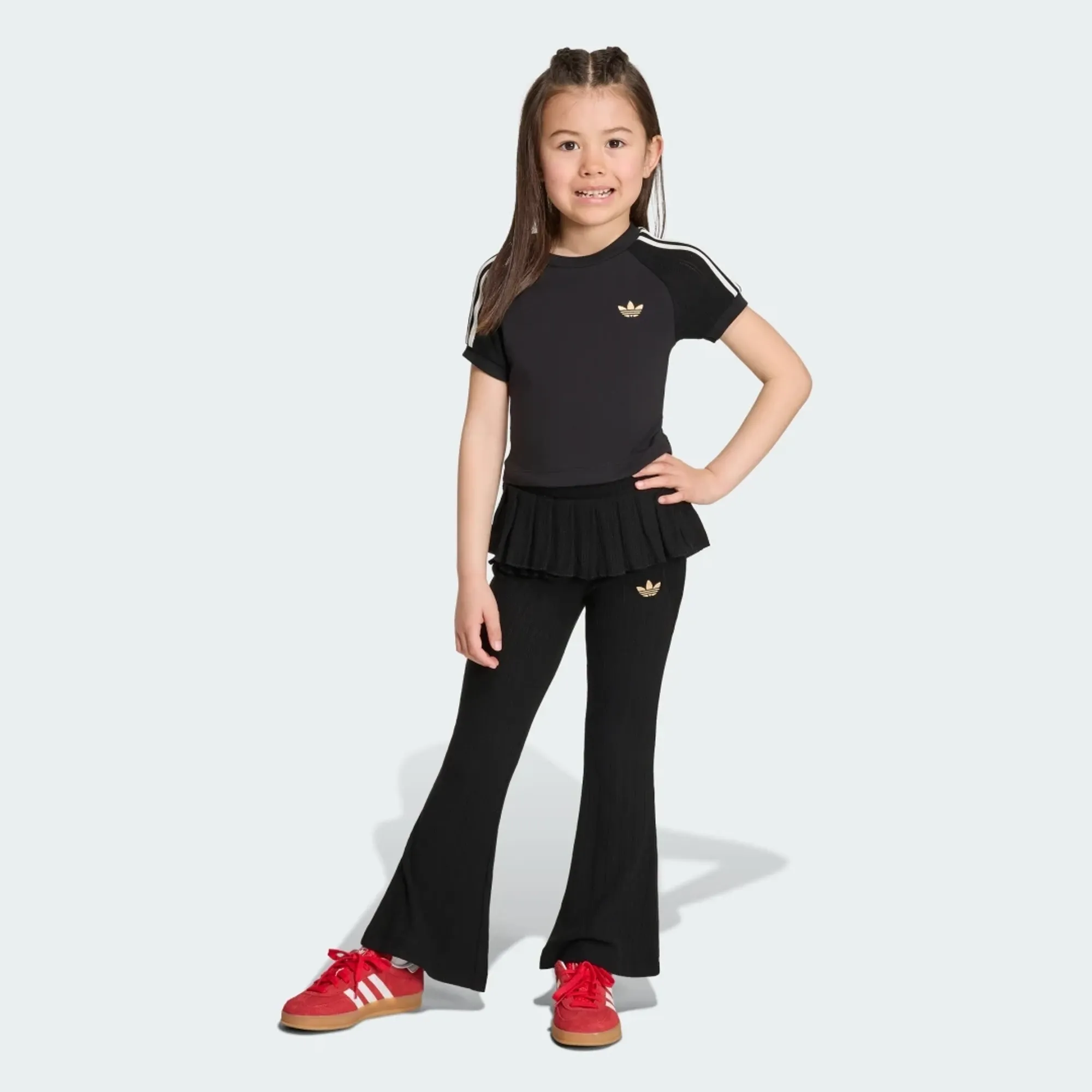 adidas SLIM KNITTED TEE LEGGINGS SET