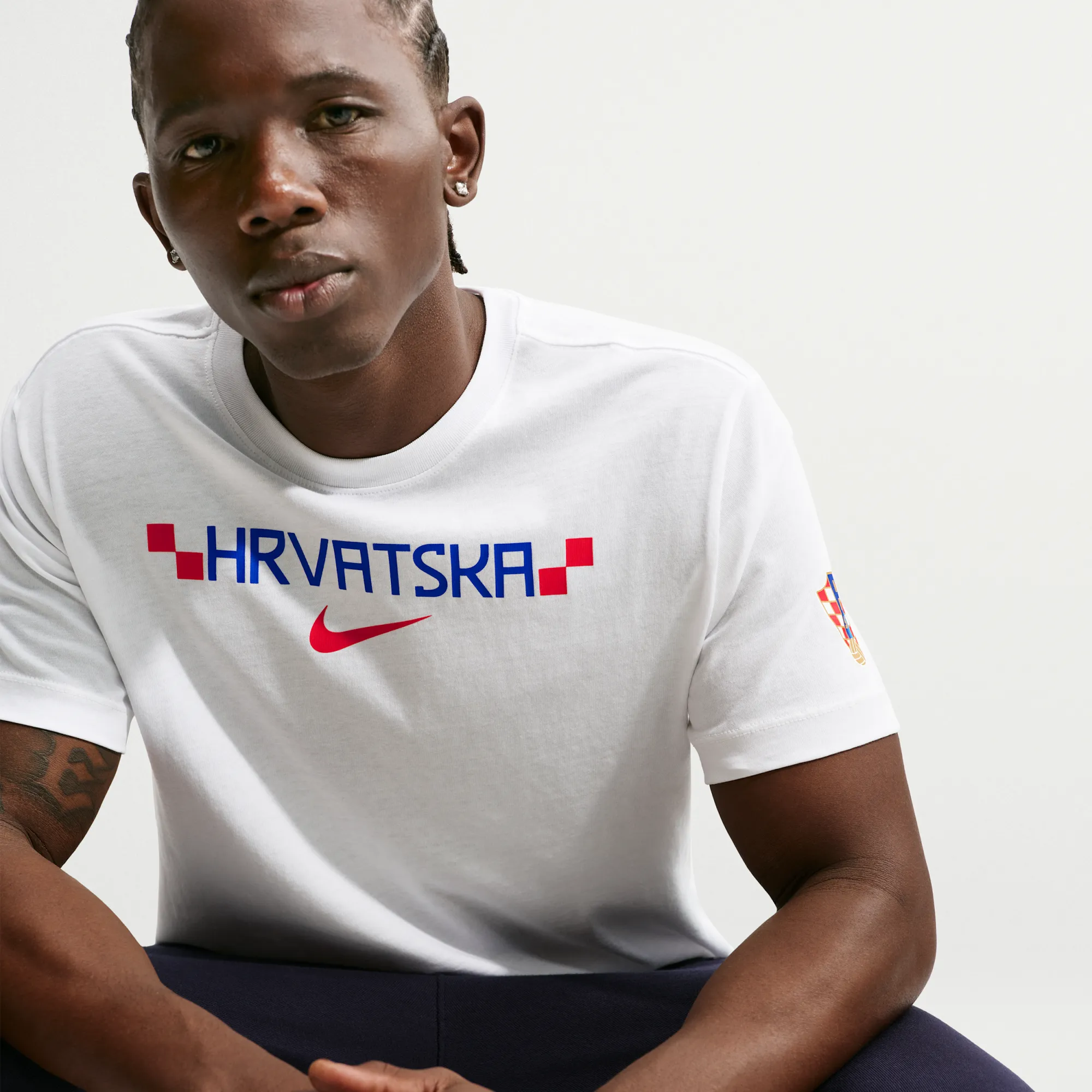 Croatia 2026 T-shirt Men's Nike Football T-Shirt - White