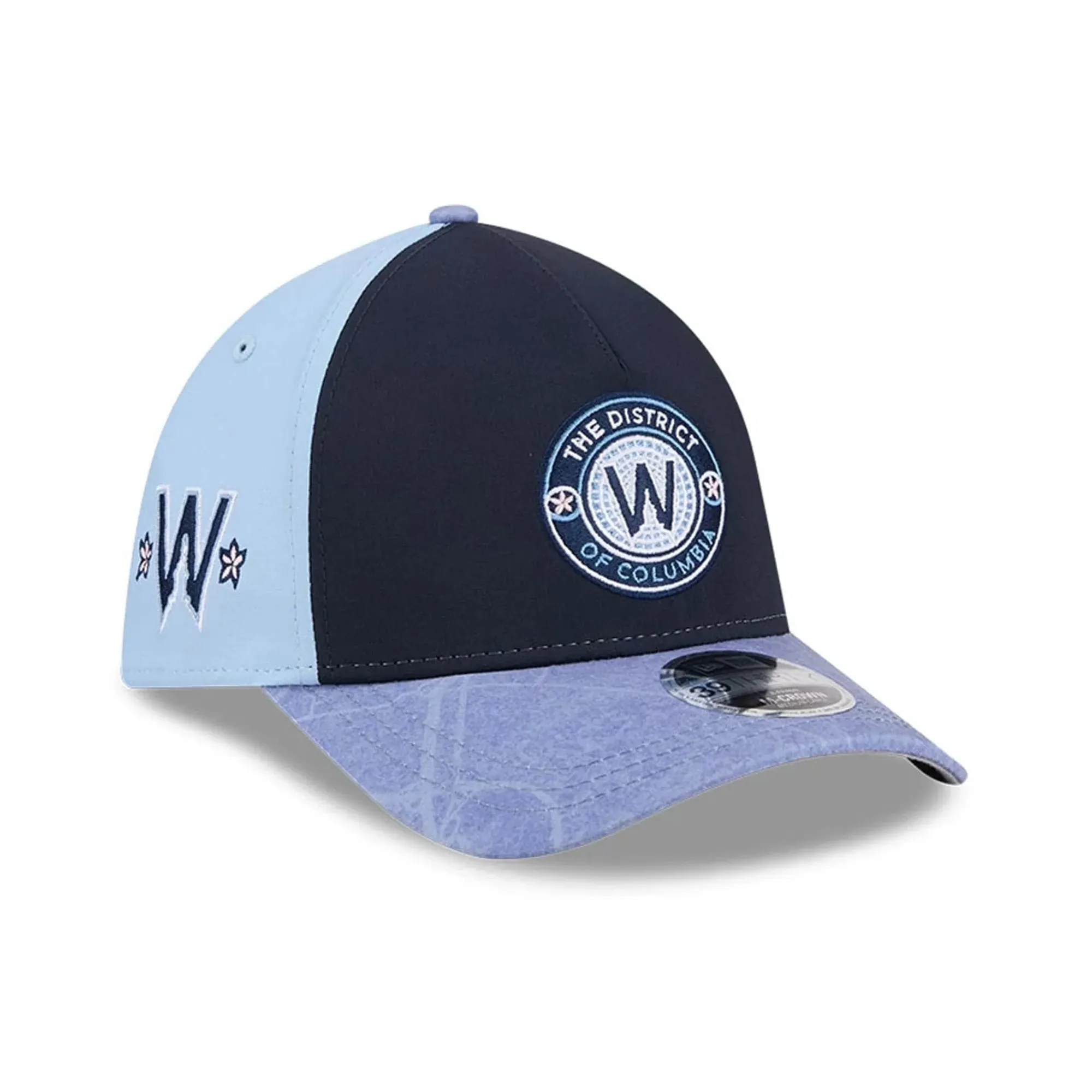 Nationals MLB City Connect Navy 39THIRTY M-Crown A-Frame Stretch Fit Cap New Era Cap adult unisex