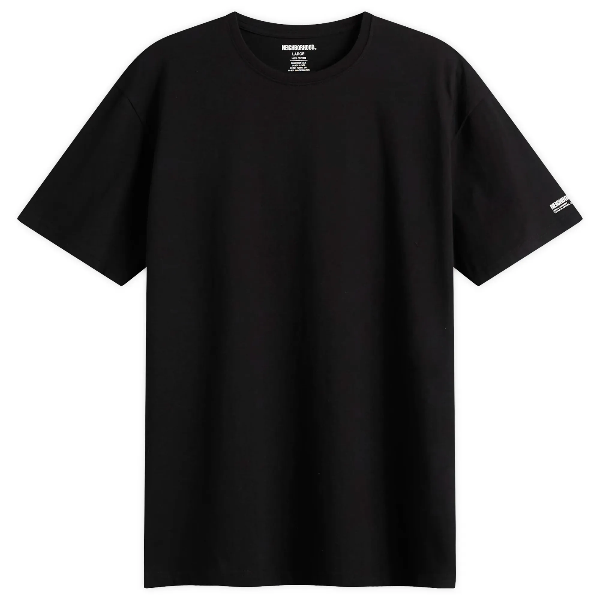 Neighborhood Men's Classic 2-Pack T-Shirts Black