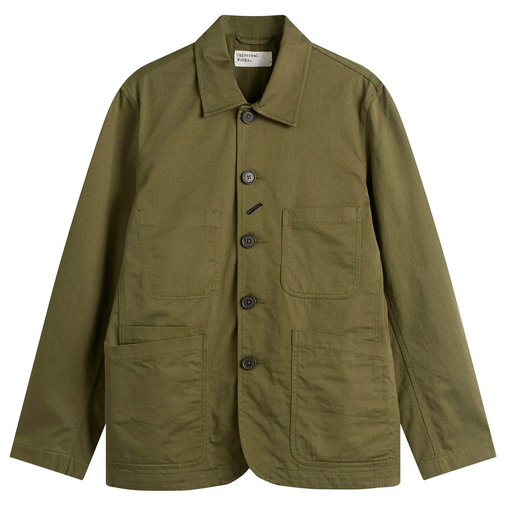 Universal Works Men's Twill Bakers Jacket Light Olive