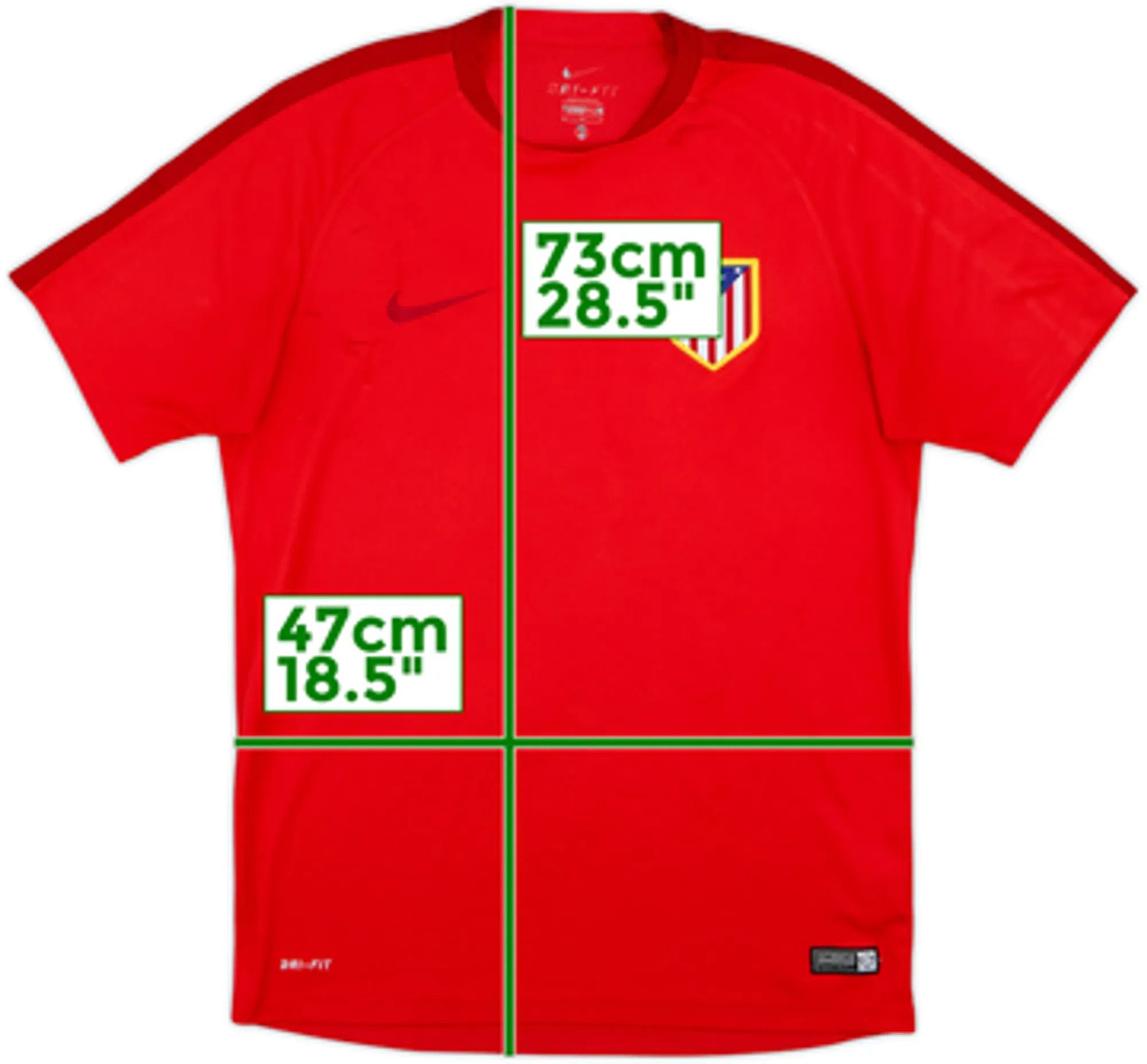 2015-16 Atletico Madrid Nike Training Shirt - 5/10 - (M)