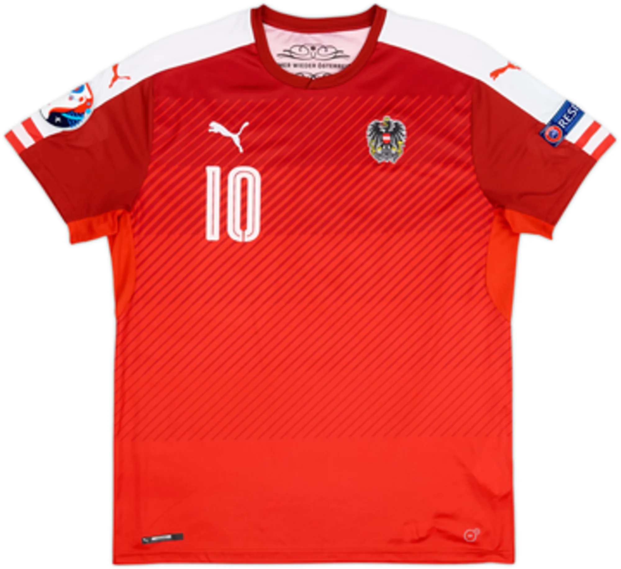 2016-17 Austria Home Shirt Junuzovic #10 - 5/10 - (XL)