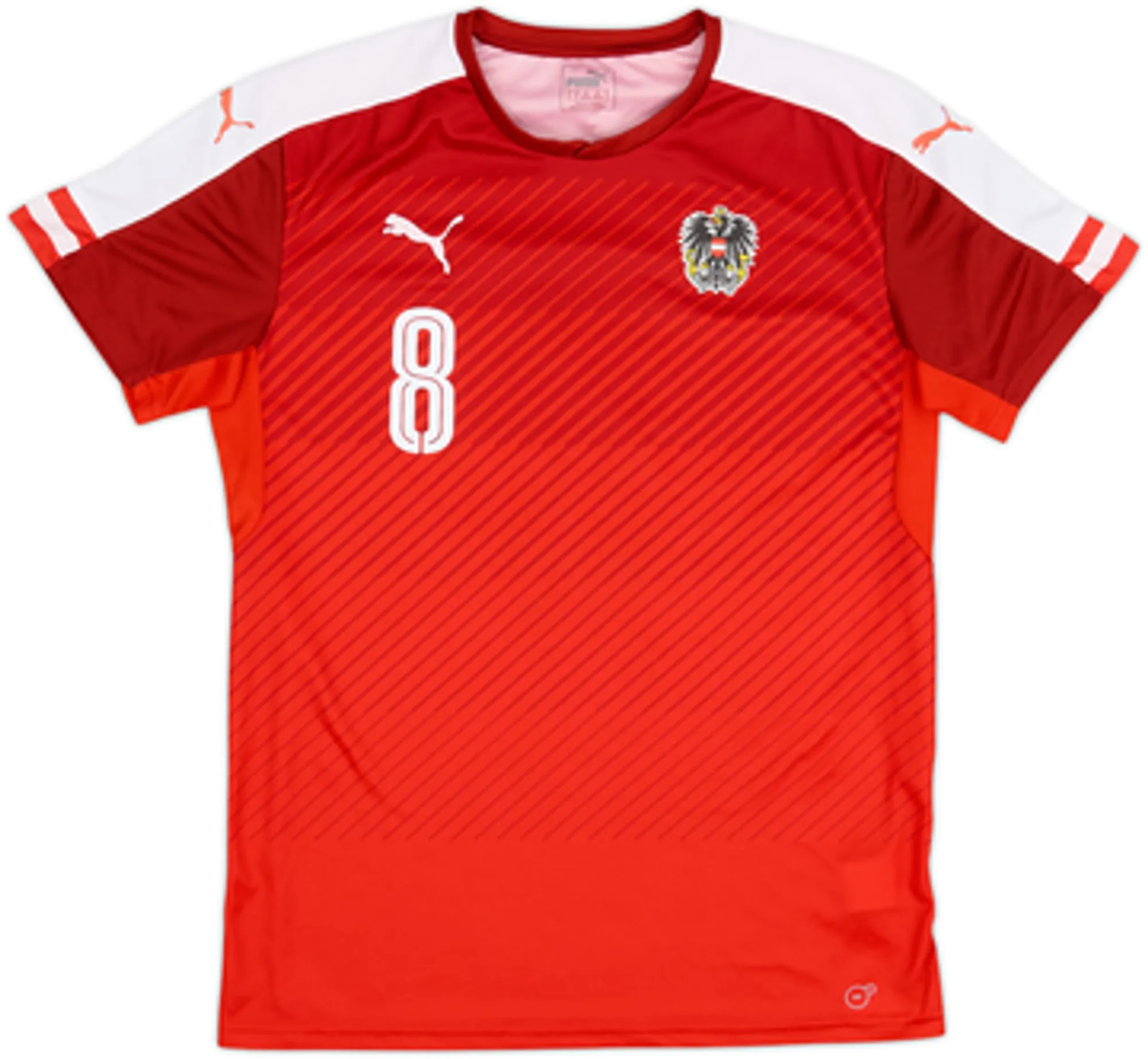 2016-17 Austria Home Shirt Alaba #8 - 7/10 - (L)