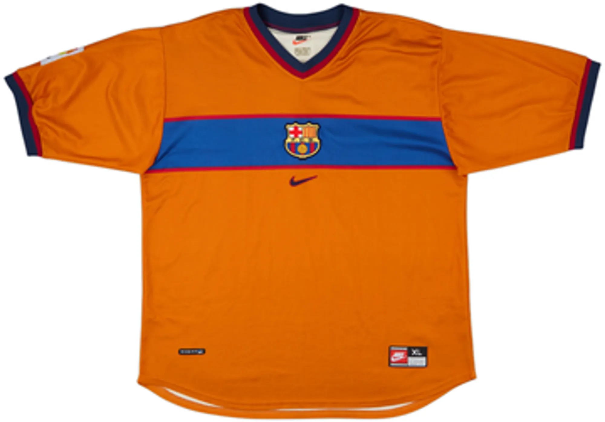 1998-00 Barcelona Away Shirt Rivaldo #11 - 10/10 - (XL)