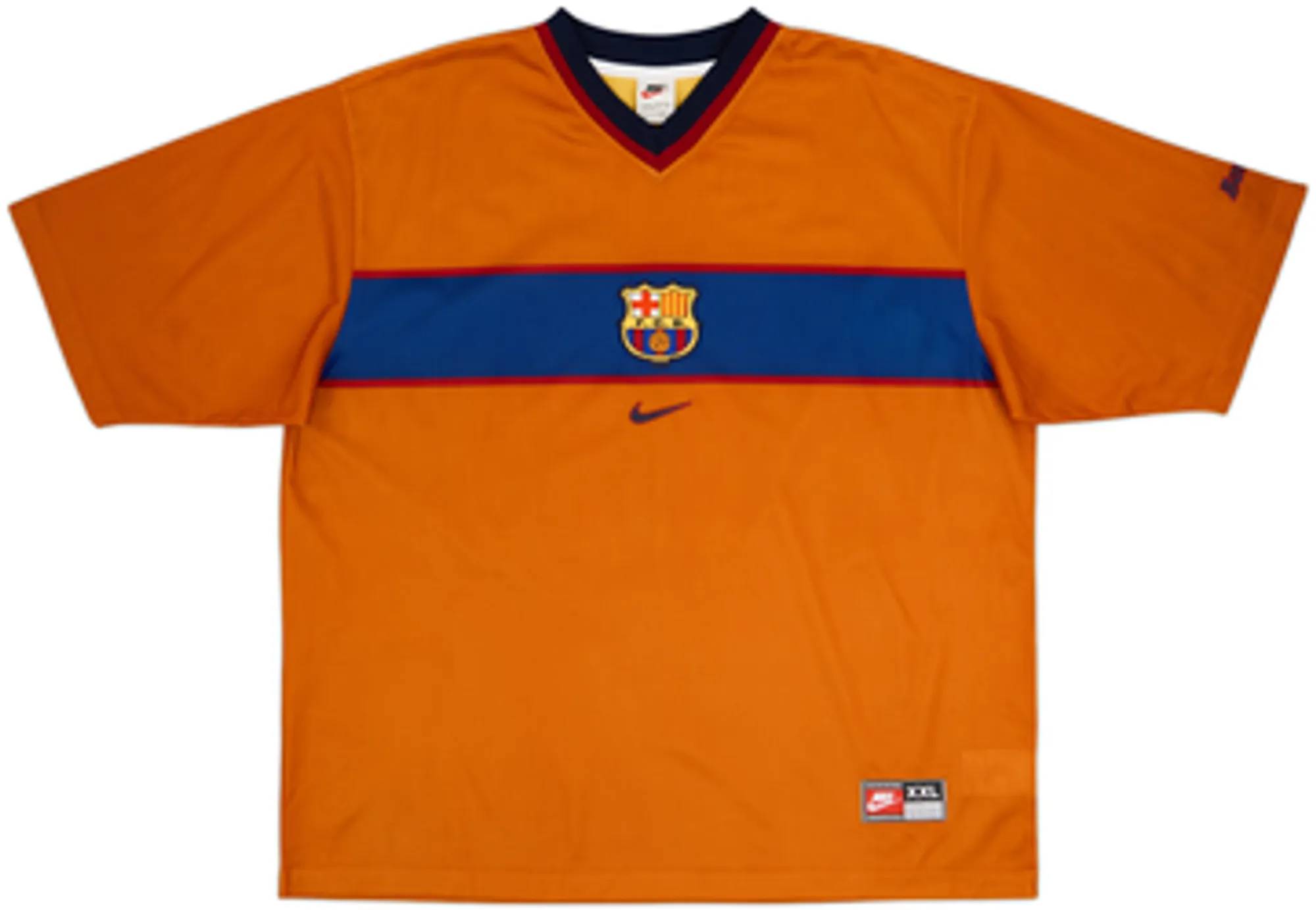 1998-00 Barcelona Basic Away Shirt Rivaldo #11 - 8/10 - (XXL)