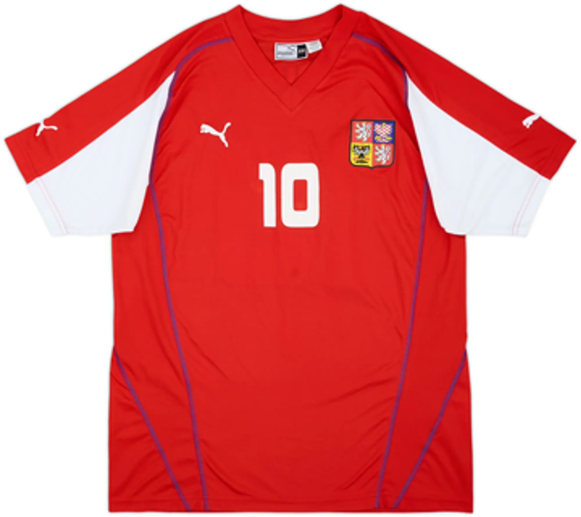 2004-05 Czech Republic Basic Home Shirt Rosicky #10 - 7/10 - (XXL)