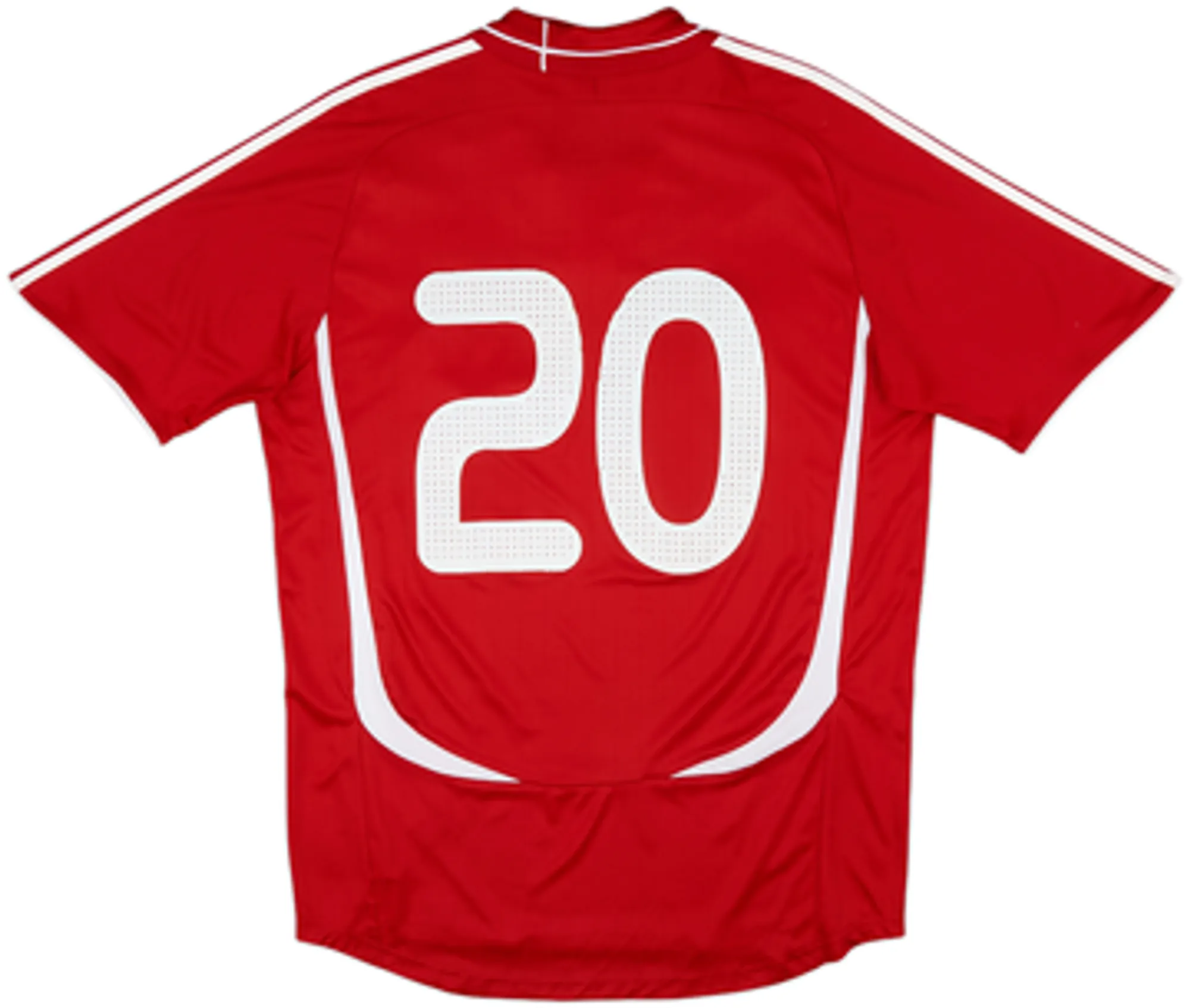 2006-08 Denmark Player Issue Home Shirt #20 - 5/10 - (L)