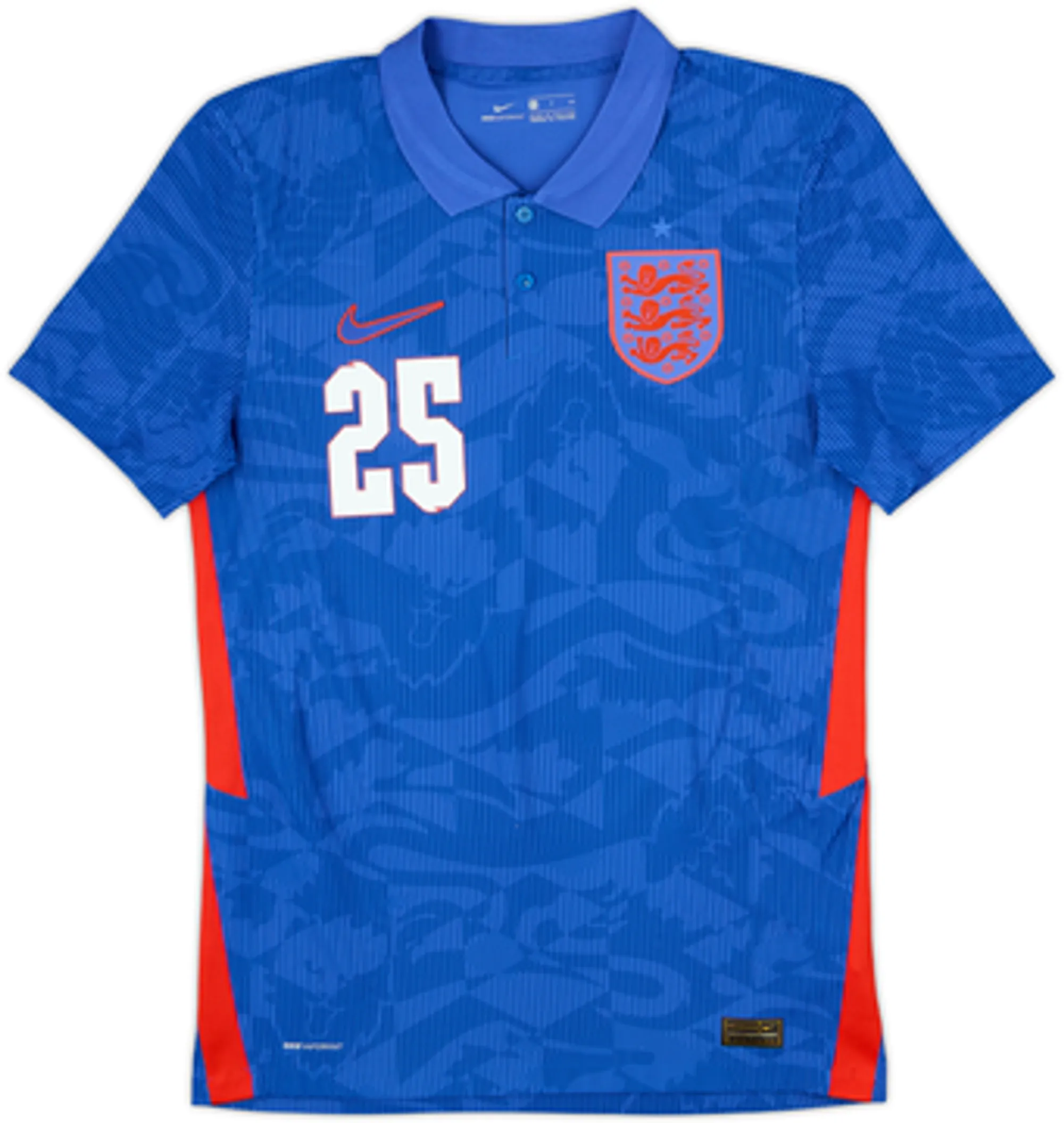 2020-21 England Authentic Away Shirt Saka #25 - 9/10 - (S)