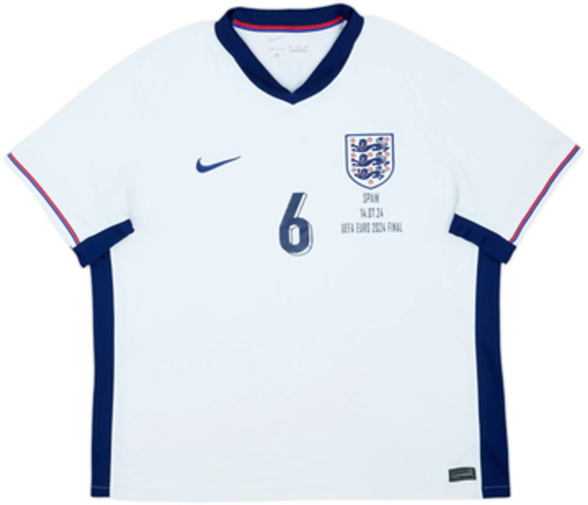 2024-26 England Home Shirt Guehi #6 - 7/10 - (XXL)