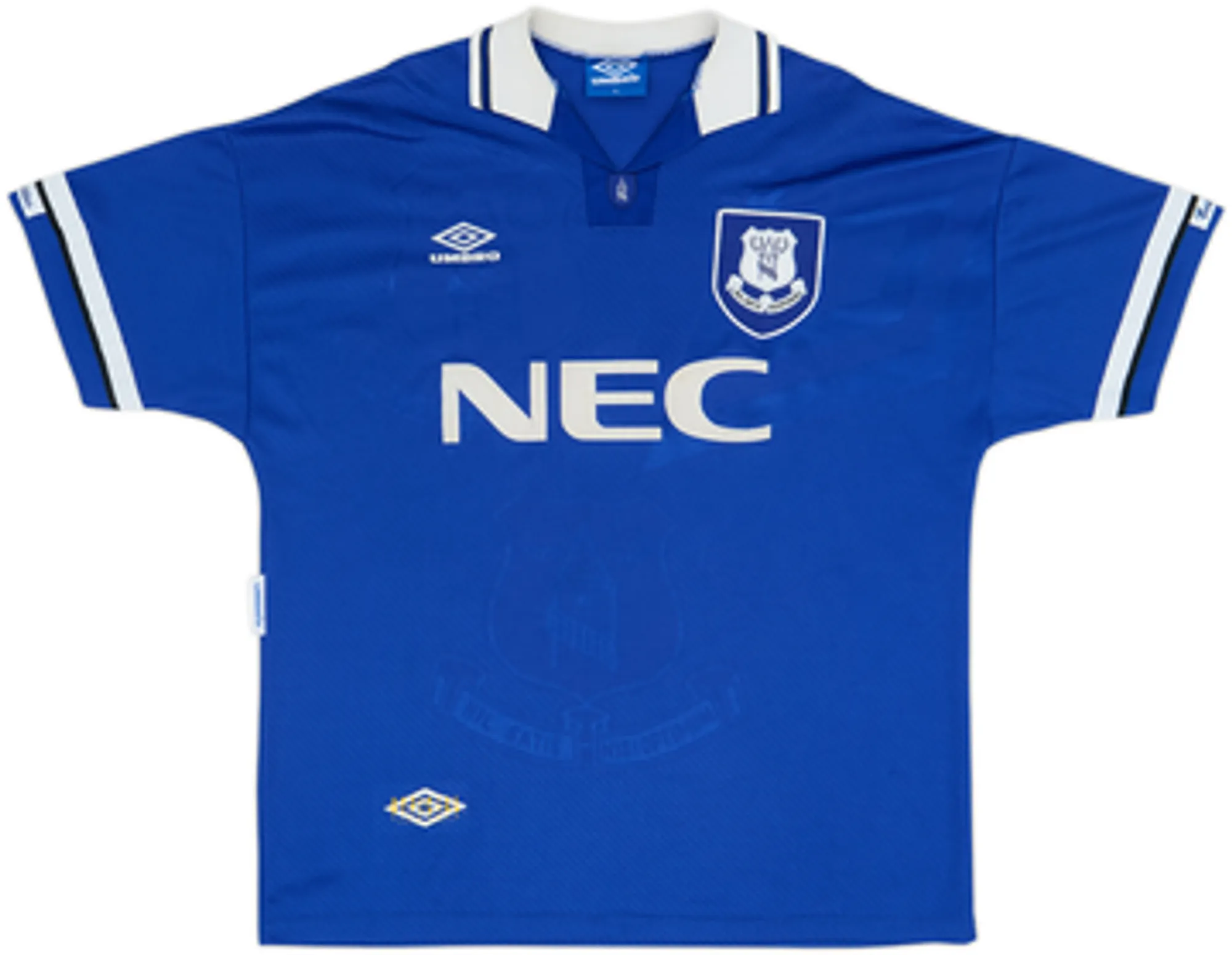 1993-95 Everton Home Shirt Ferguson #9 - 8/10 - (XL)