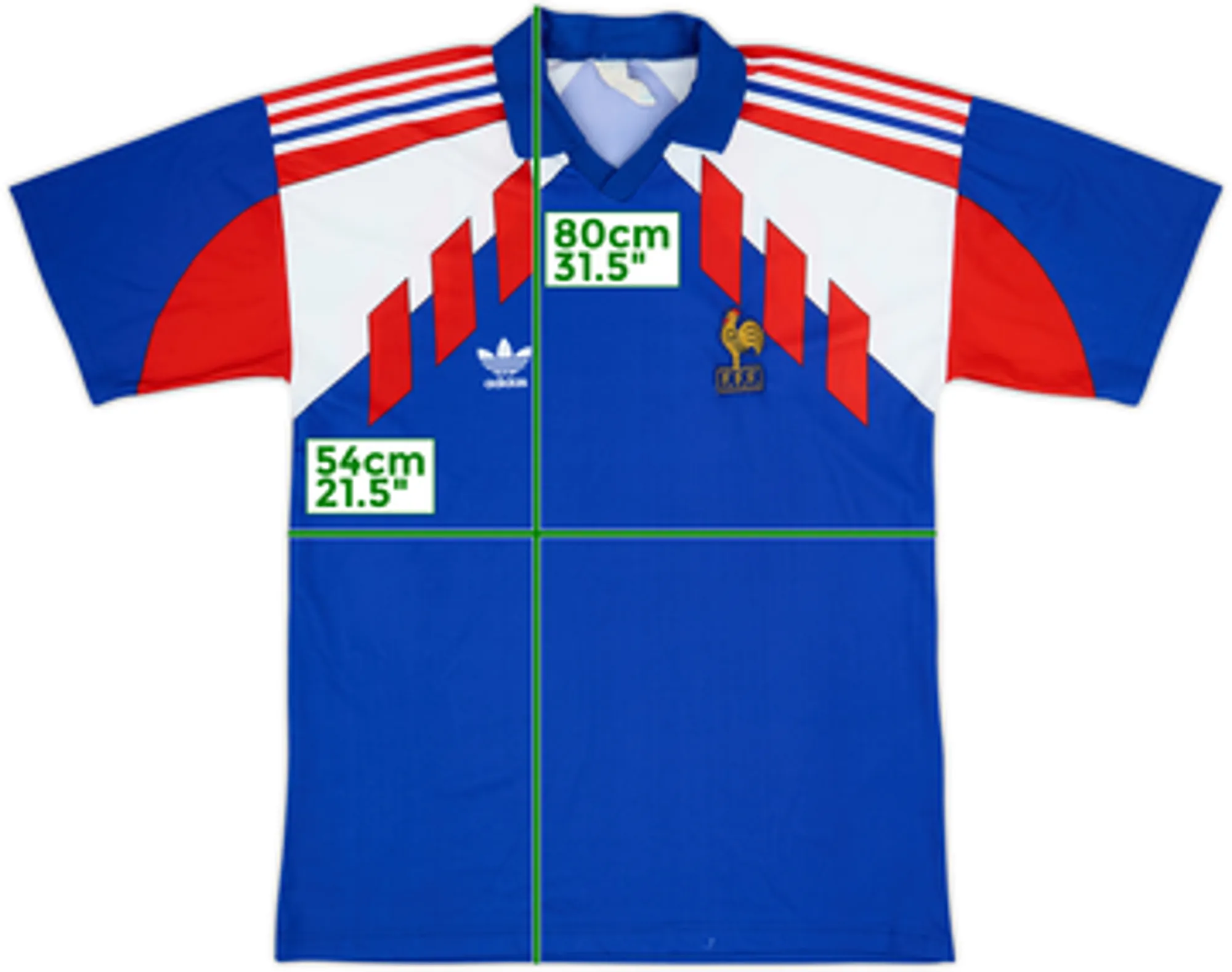 1990-92 France Home Shirt - 7/10 - (L)