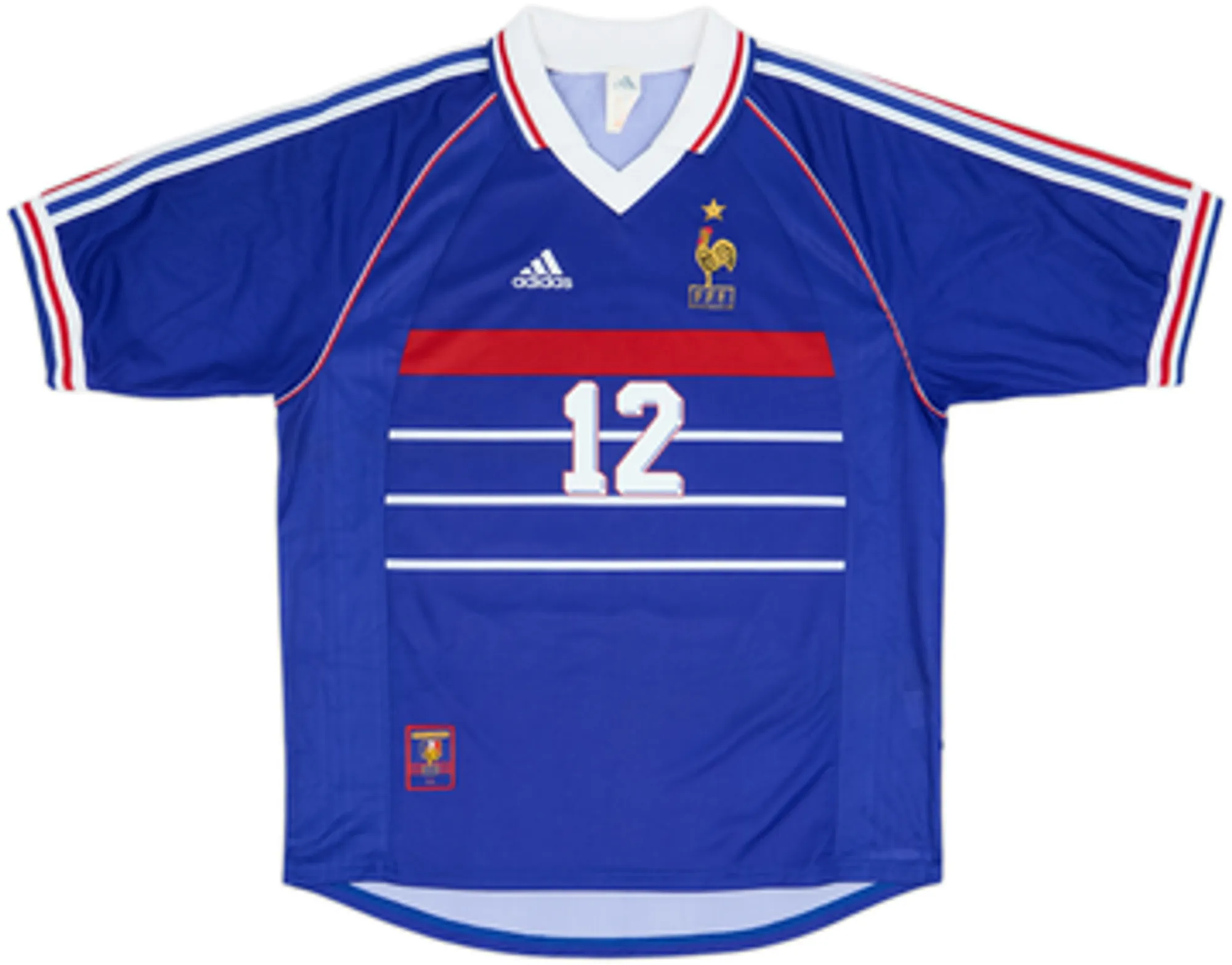 1998-00 France Home Shirt Henry #12 - 10/10 - (L)