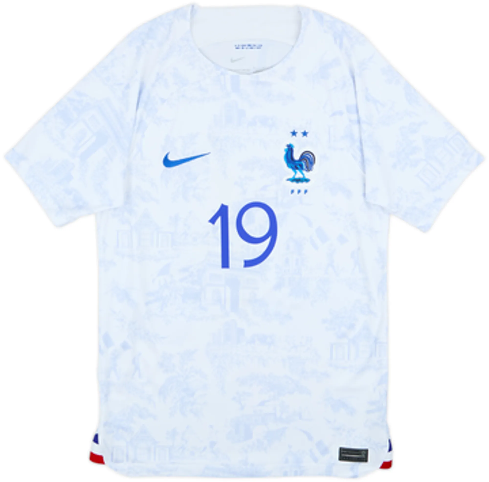 2022-23 France Away Shirt Benzema #19EXL