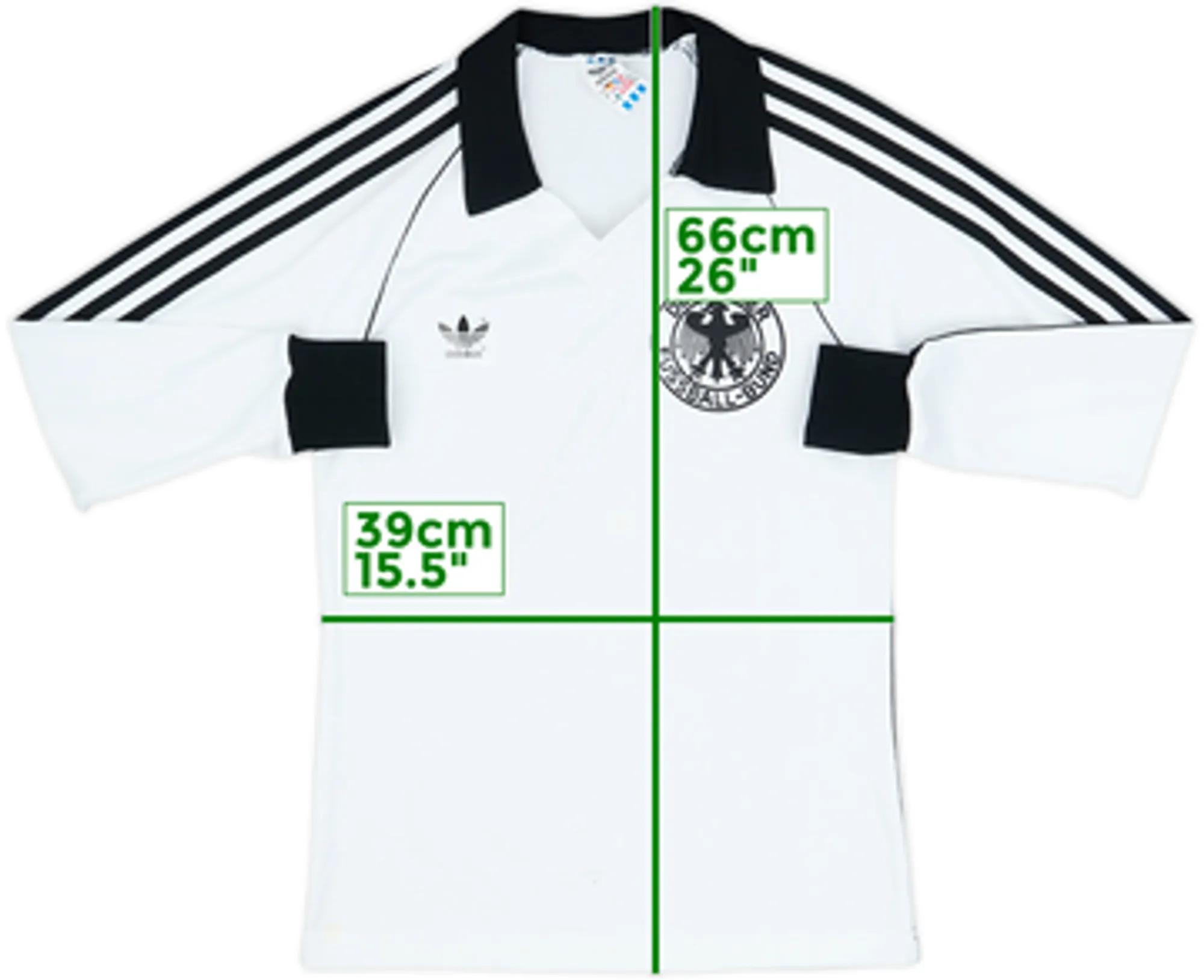 1982 West Germany World Cup Home L/S Shirt - 7/10 - (S)