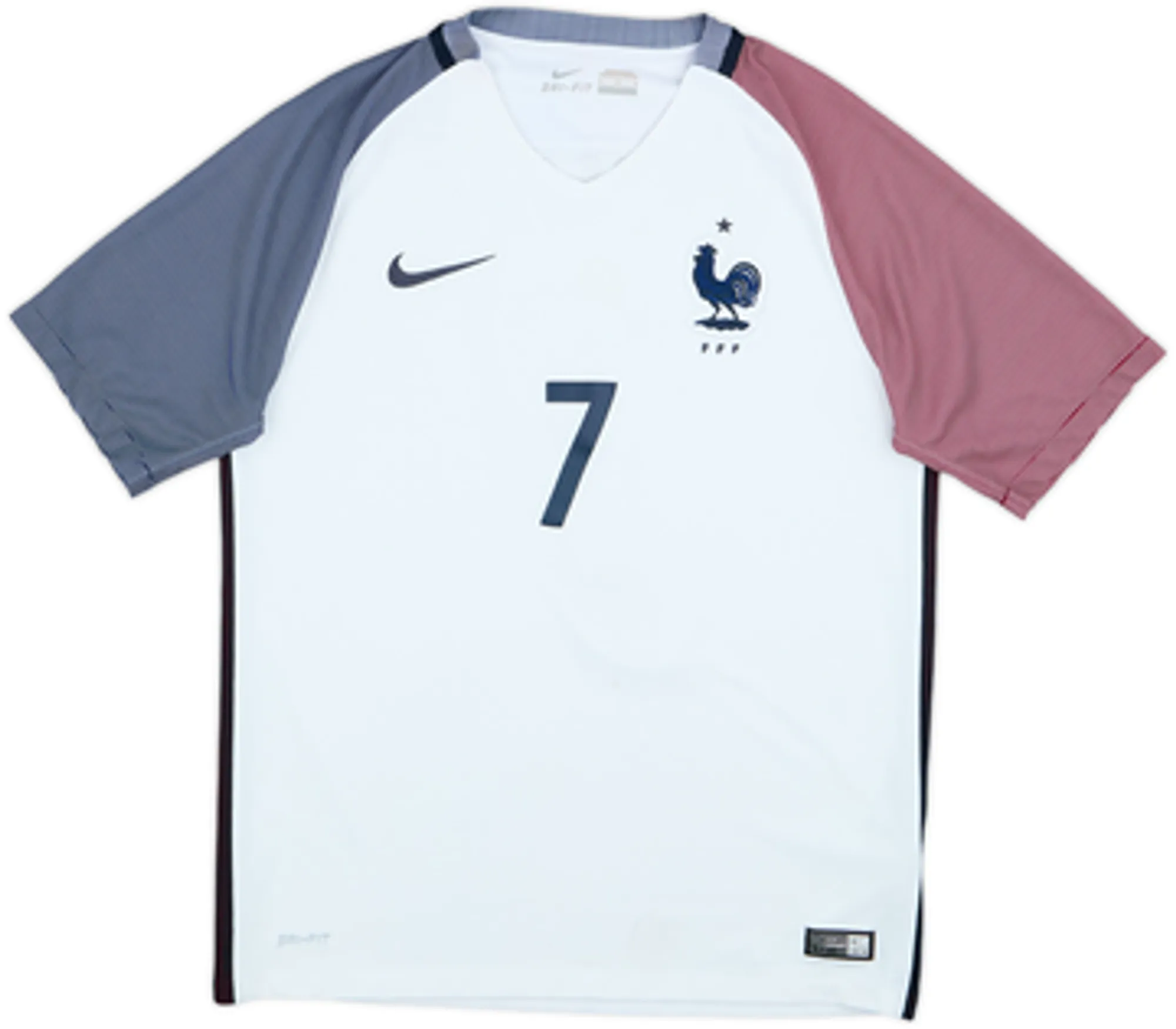 2016-17 France Away Shirt Griezmann #7 - 6/10 - (M)