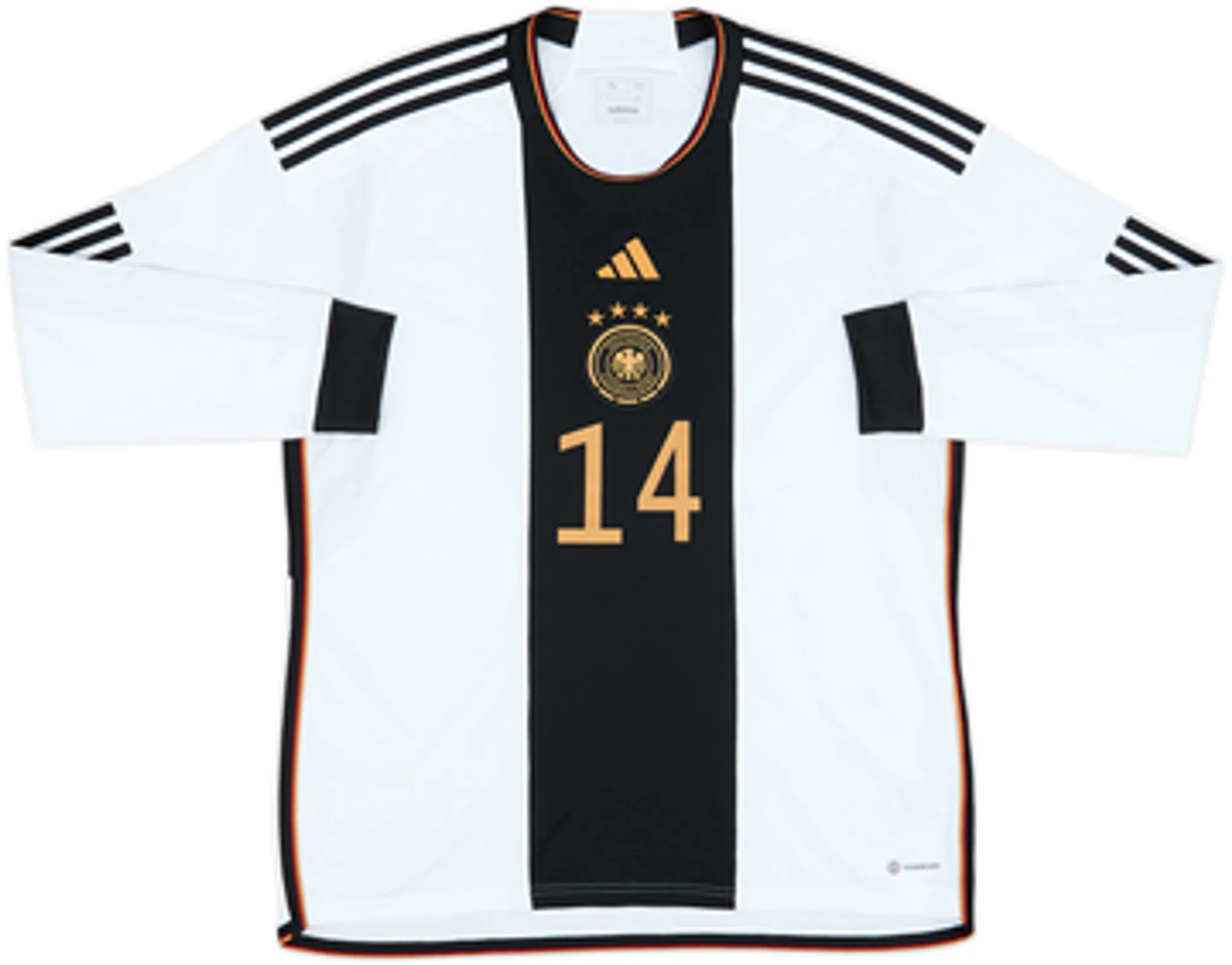 2022-23 Germany Home L/S Shirt Musiala #14 - 10/10 - (XL)