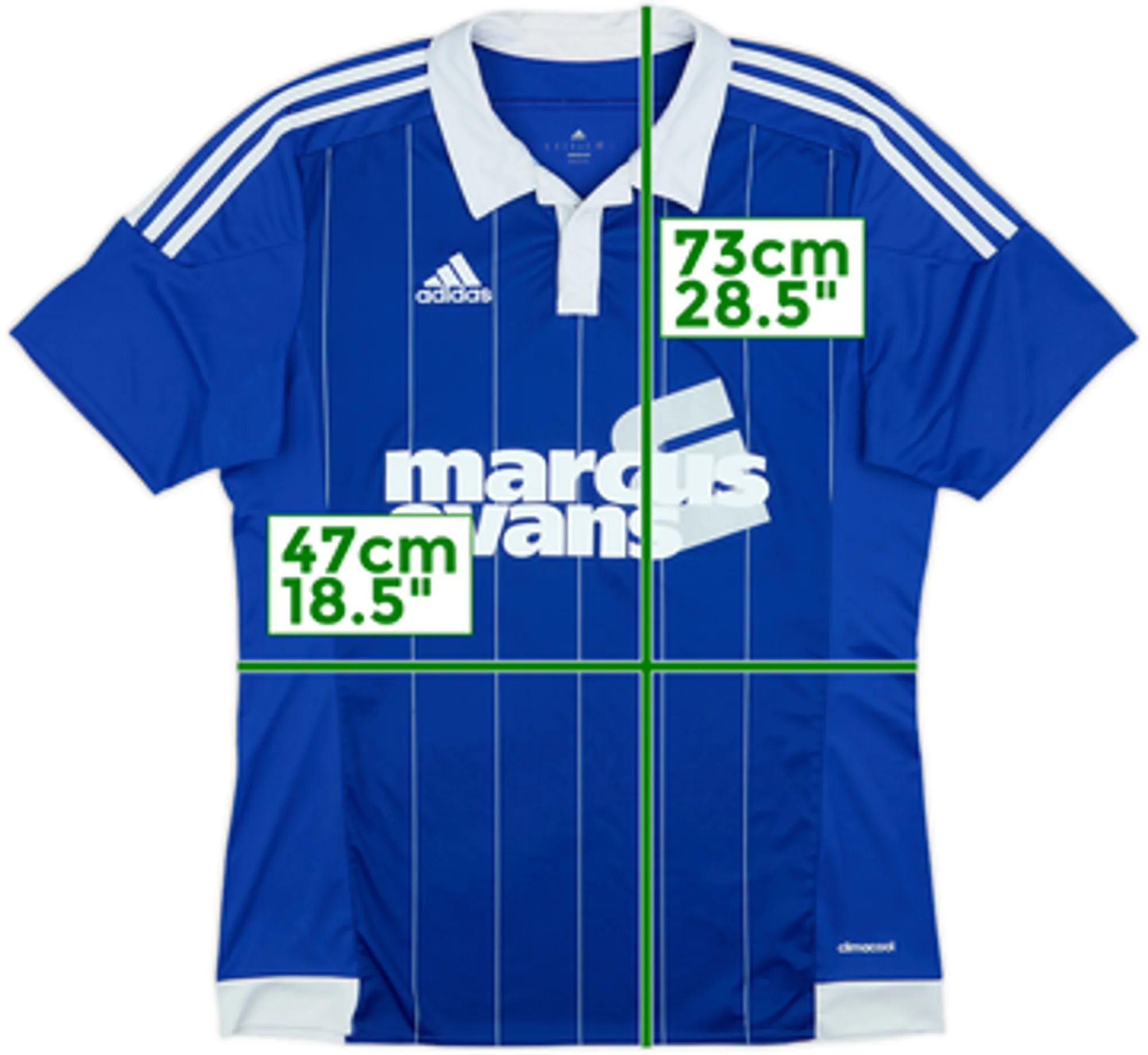 2015-16 Ipswich Home Shirt - 7/10 - (M)