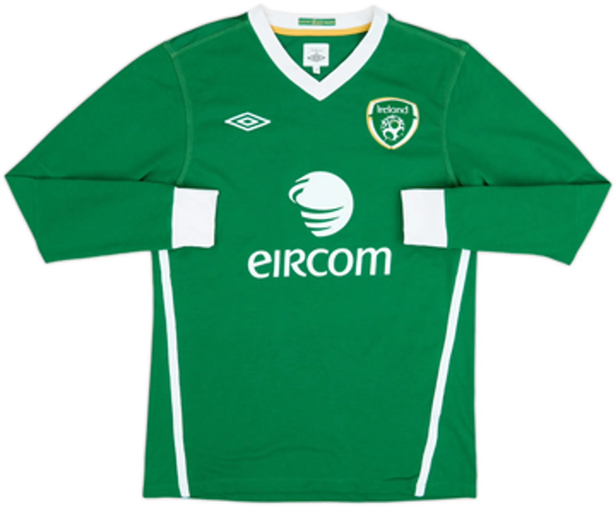 2010-11 Ireland Home L/S Shirt Keane #10 - 8/10 - (M)