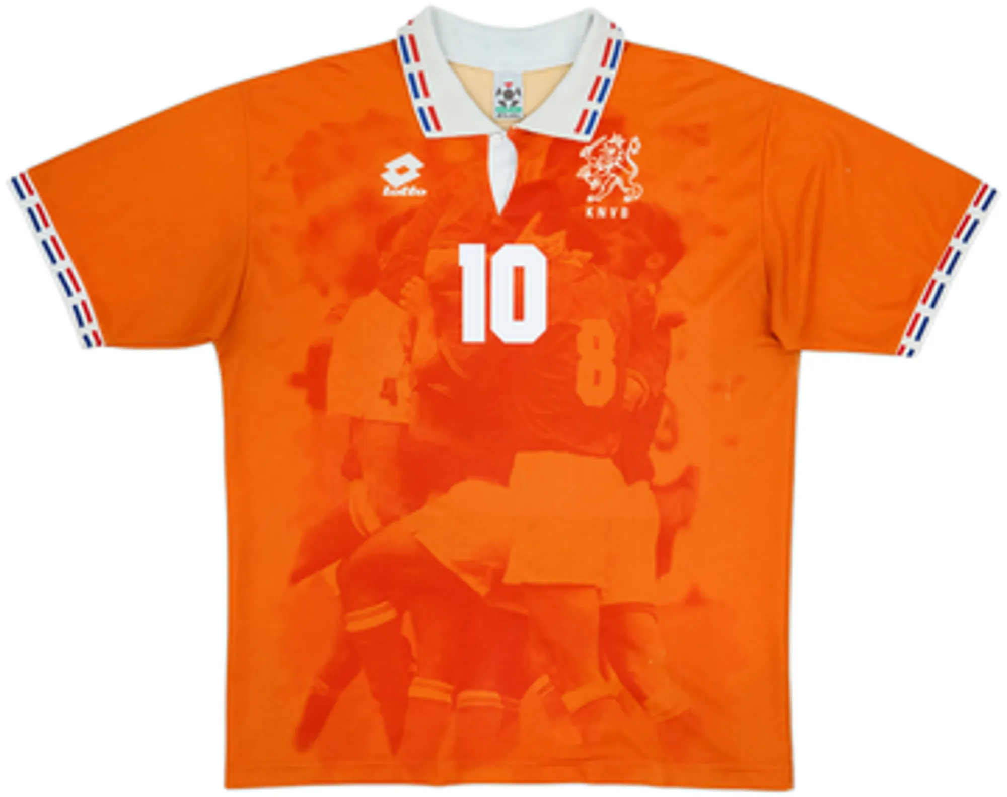 1996 Netherlands Home Shirt Bergkamp #10 - 5/10 - (L)