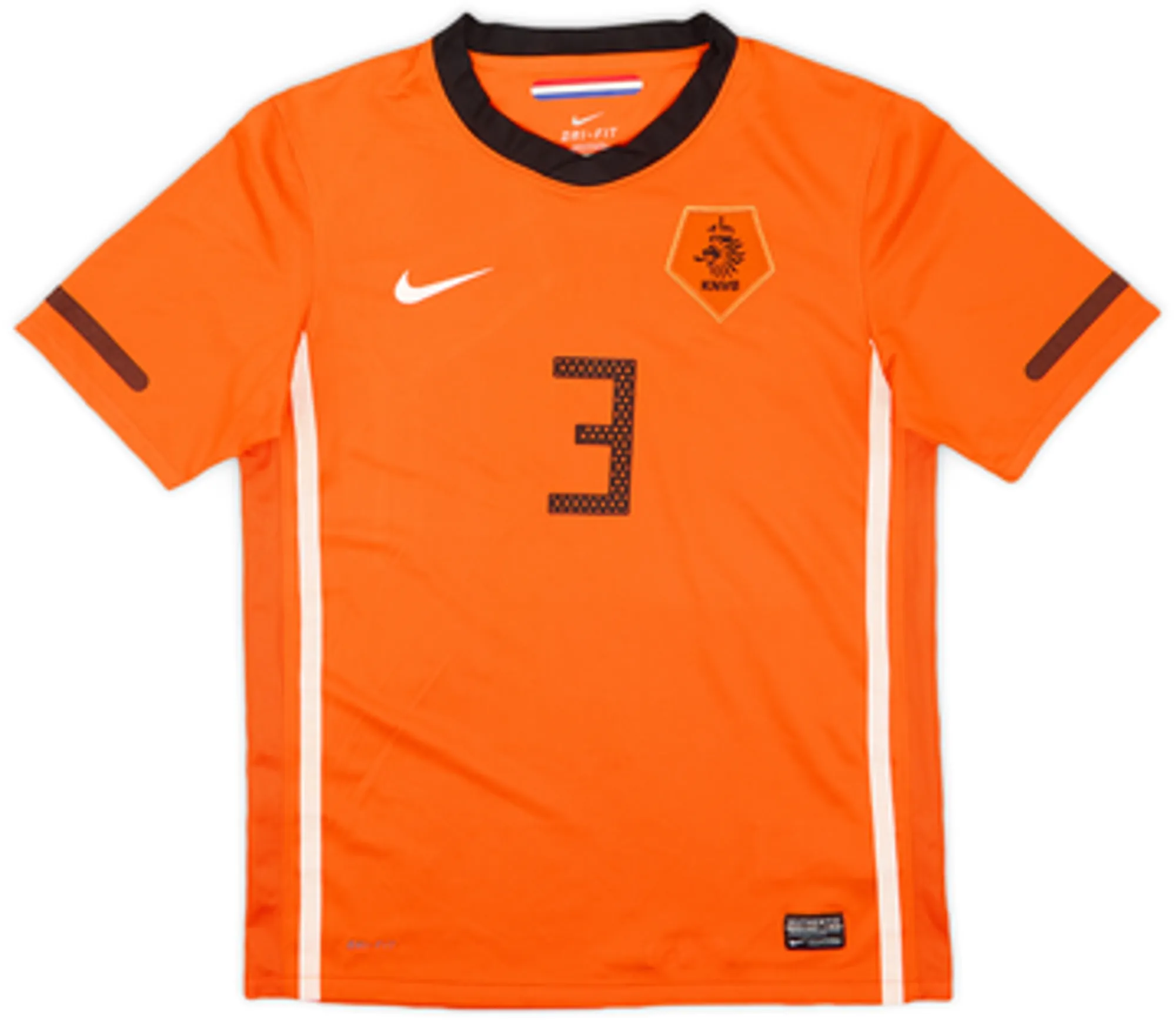 2010-11 Netherlands Home Shirt Heitinger #3 - 9/10 - (L.Boys)