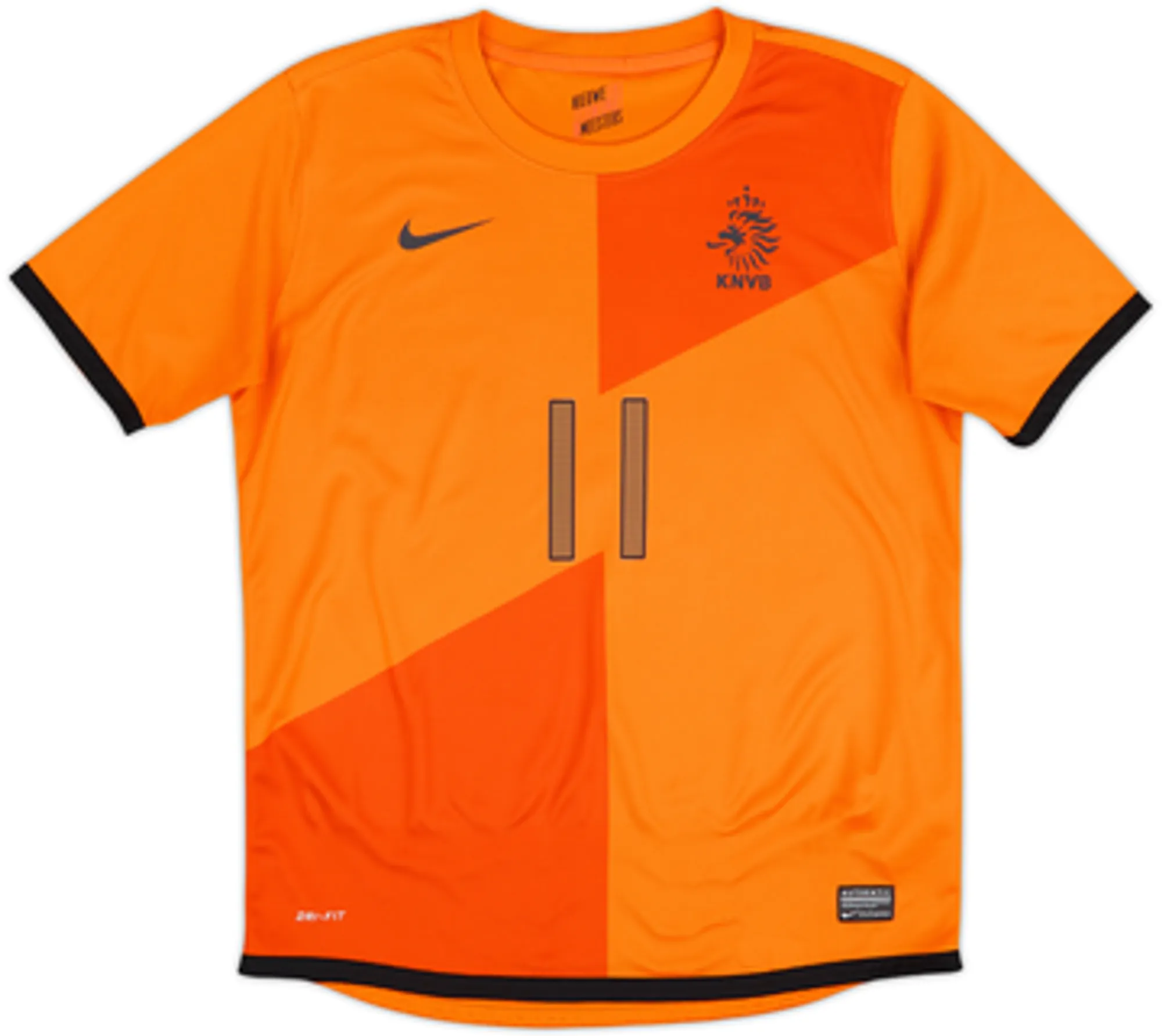 2012-13 Netherlands Home Shirt Robben #11 - 9/10 - (XL.Boys)