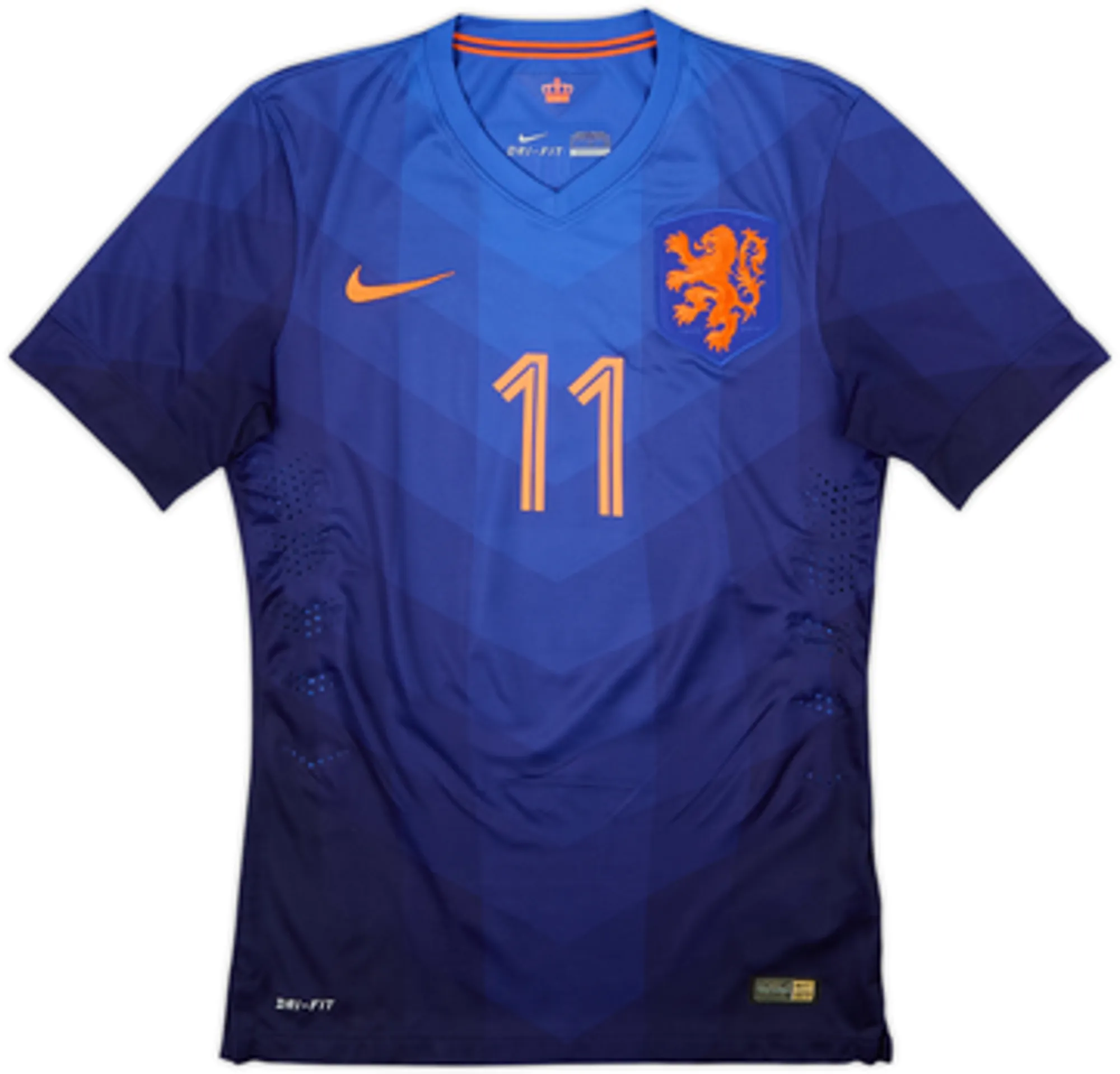2014-15 Netherlands Player Issue Away Shirt Robben #11 - 9/10 - (S)