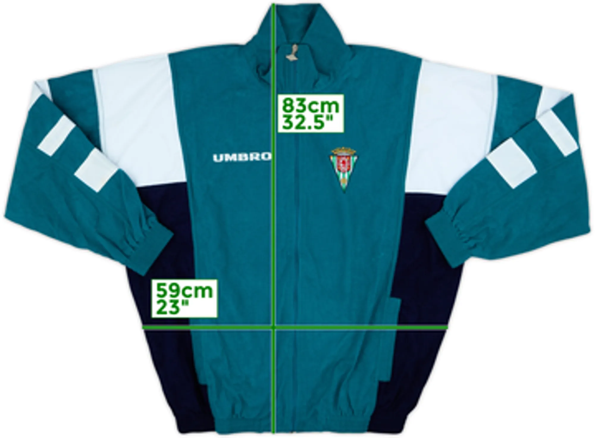 1997-98 Cordoba Umbro Track Jacket - 8/10 - (XL)