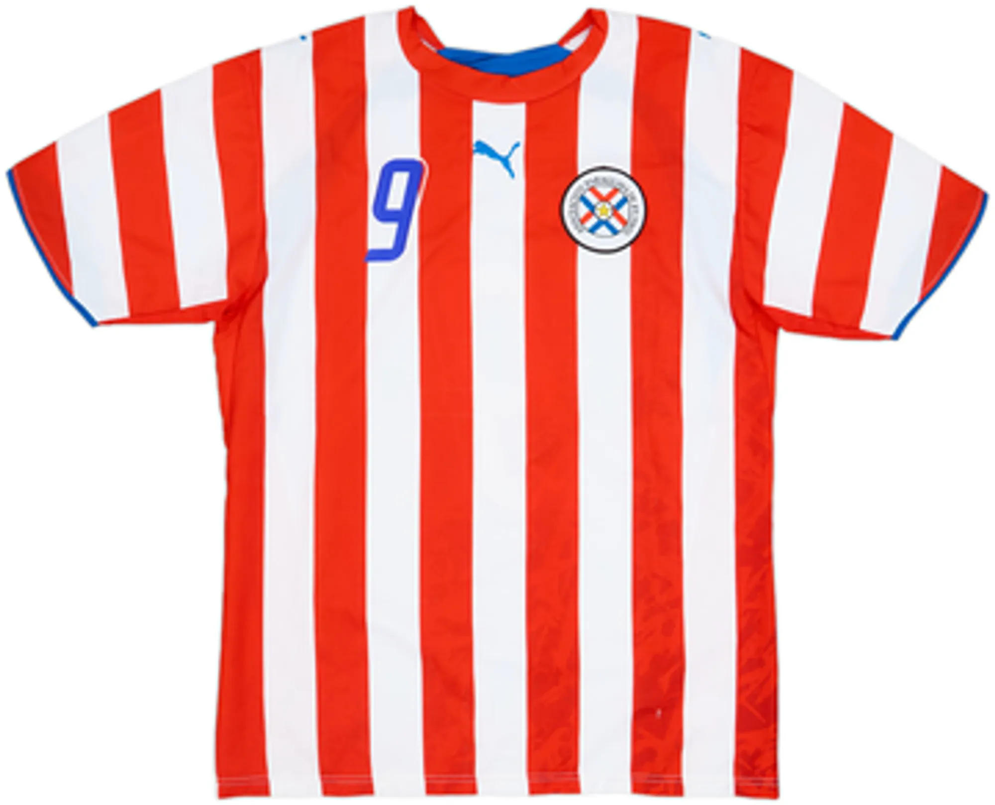2006-07 Paraguay Home Shirt Santa Cruz #9 - 5/10 - (L)