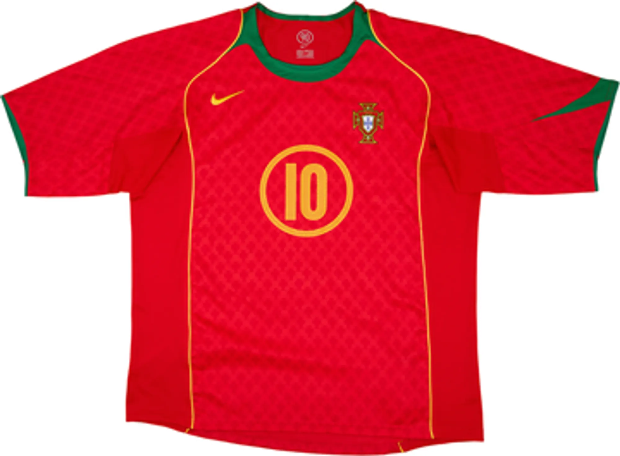 2004-06 Portugal Home Shirt Rui Costa #10 - 8/10 - (XL)