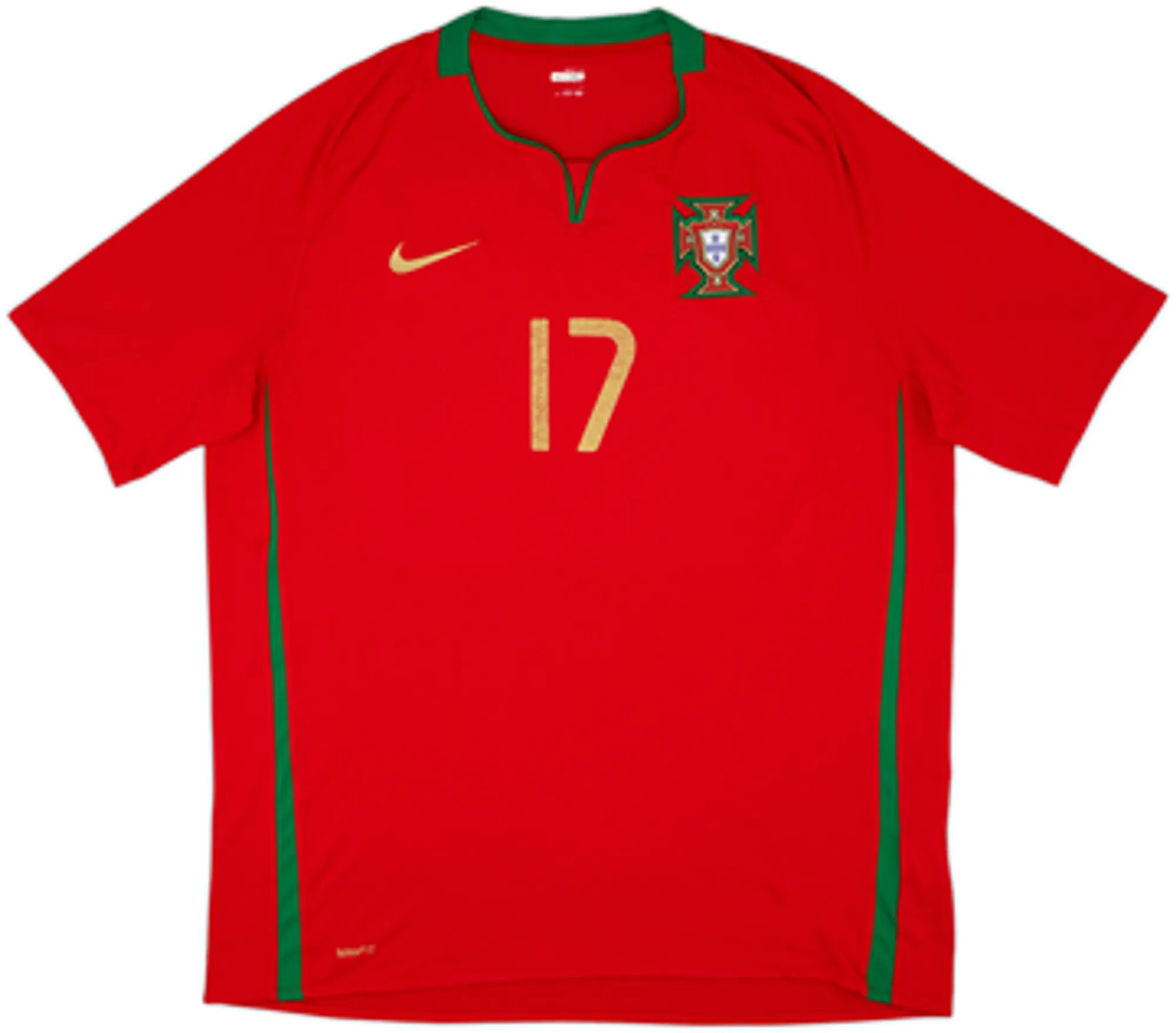 2008-10 Portugal Home Shirt C.Ronaldo #17 - 5/10 - (XL)