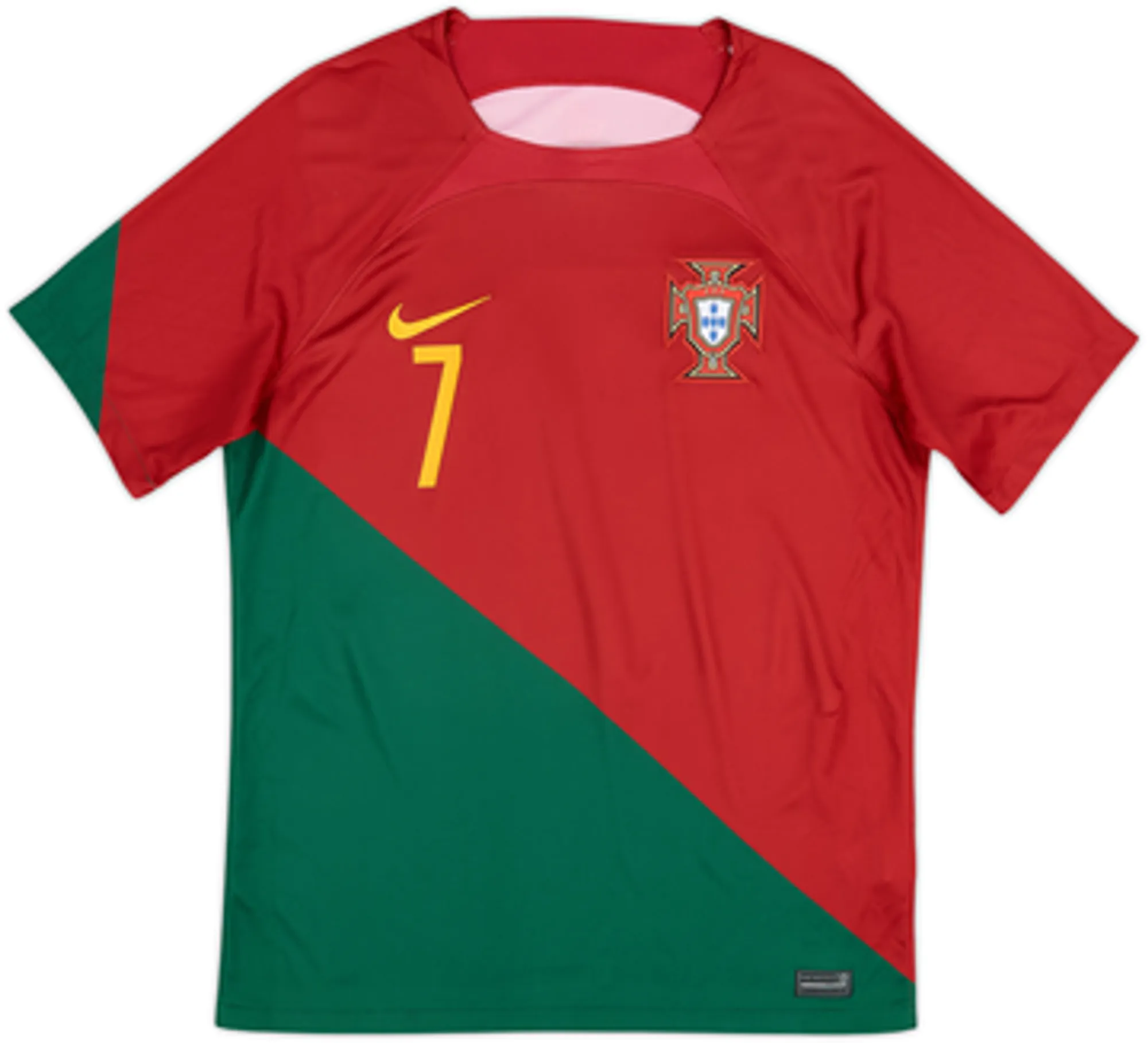2022-23 Portugal Home Shirt Ronaldo #7 - 9/10 - (L)