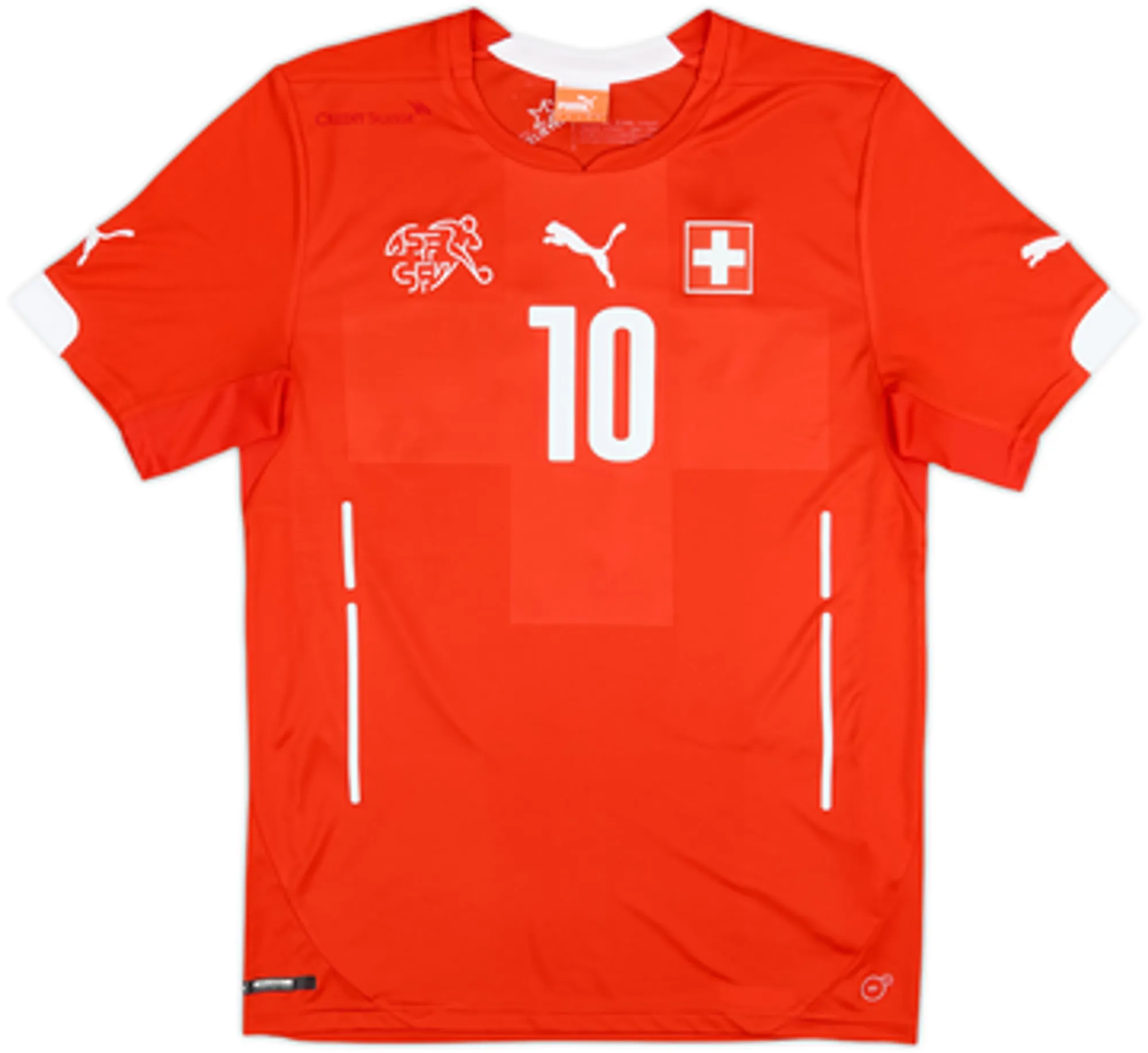 2014-15 Switzerland Home Shirt Xhaka #10 - 5/10 - (S)
