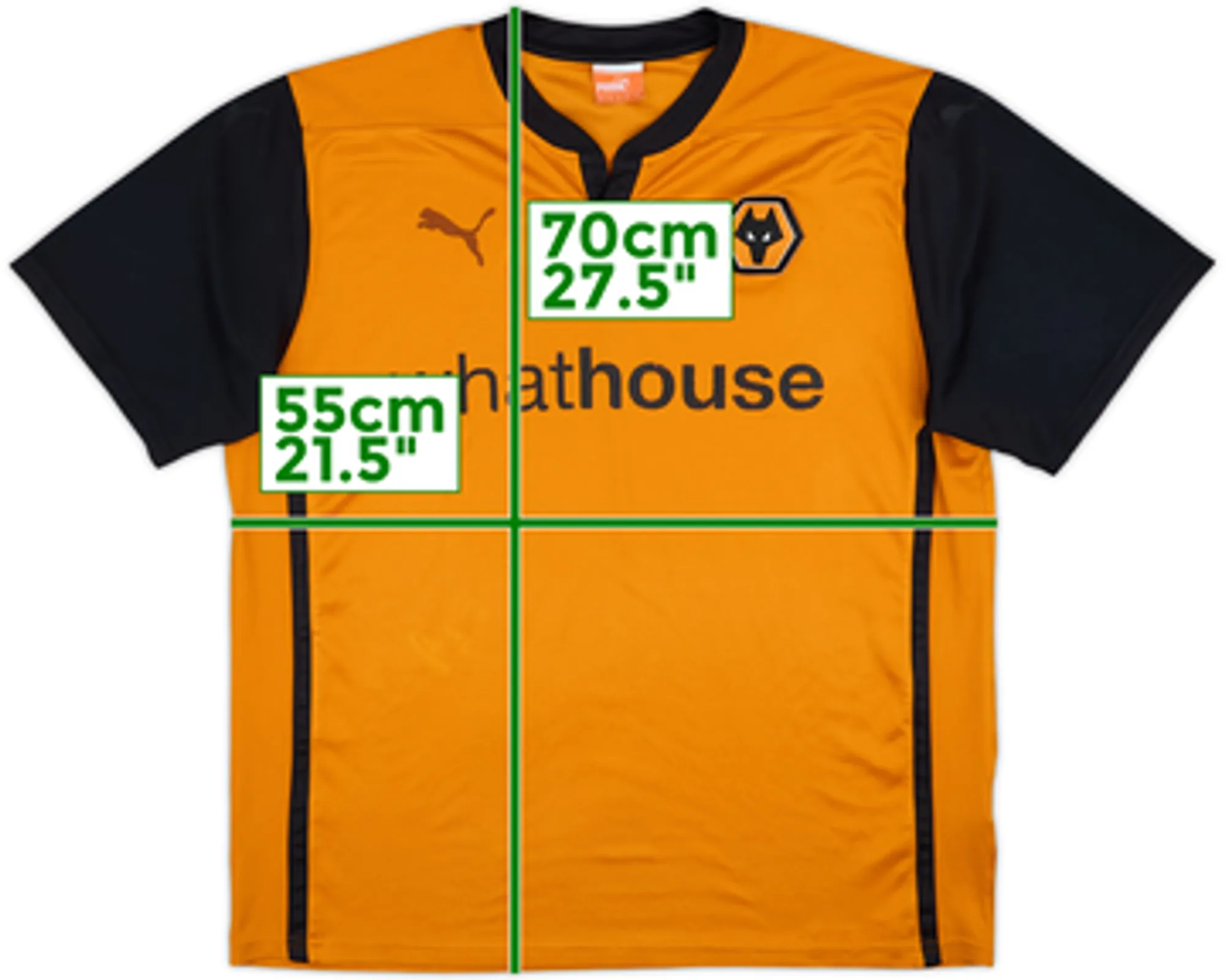 2014-15 Wolves Home Shirt - 4/10 - (XL)