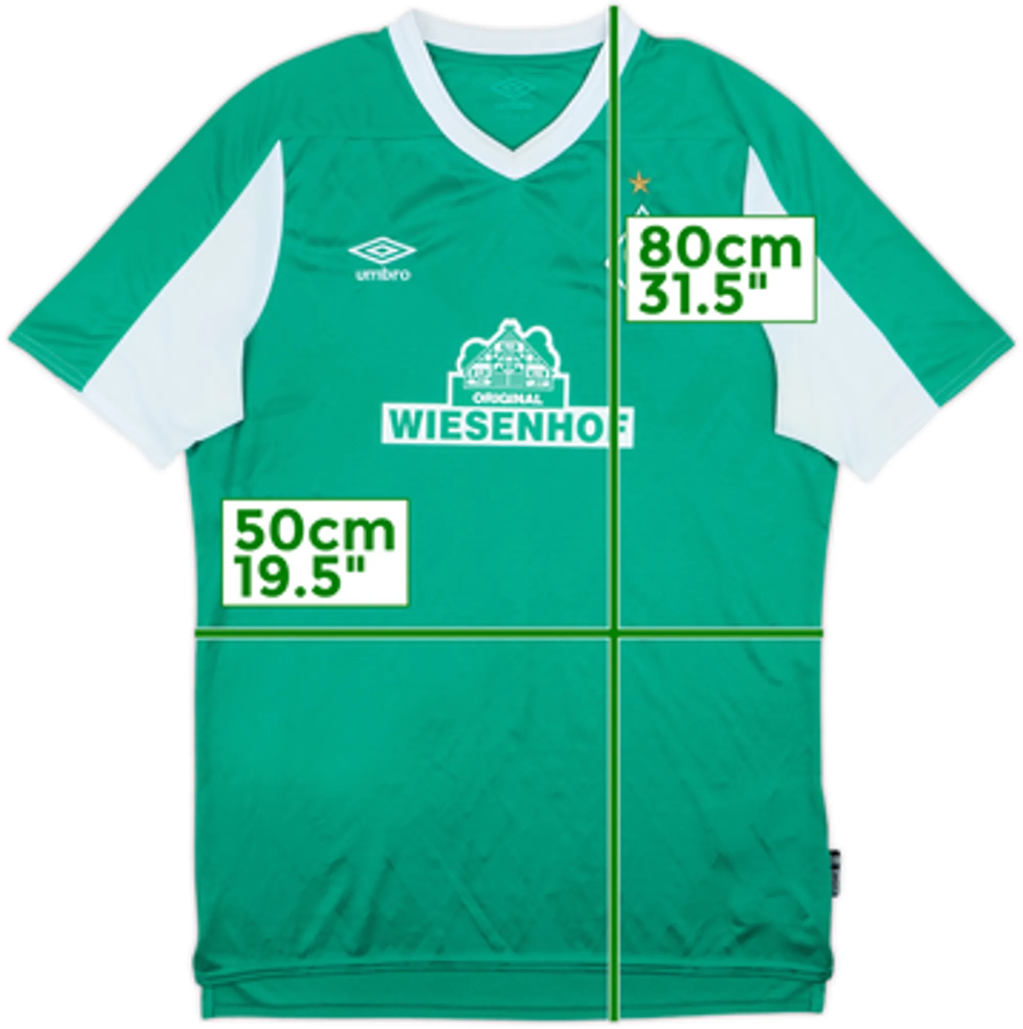 2020-21 Werder Bremen Home Shirt - 9/10 - (L)