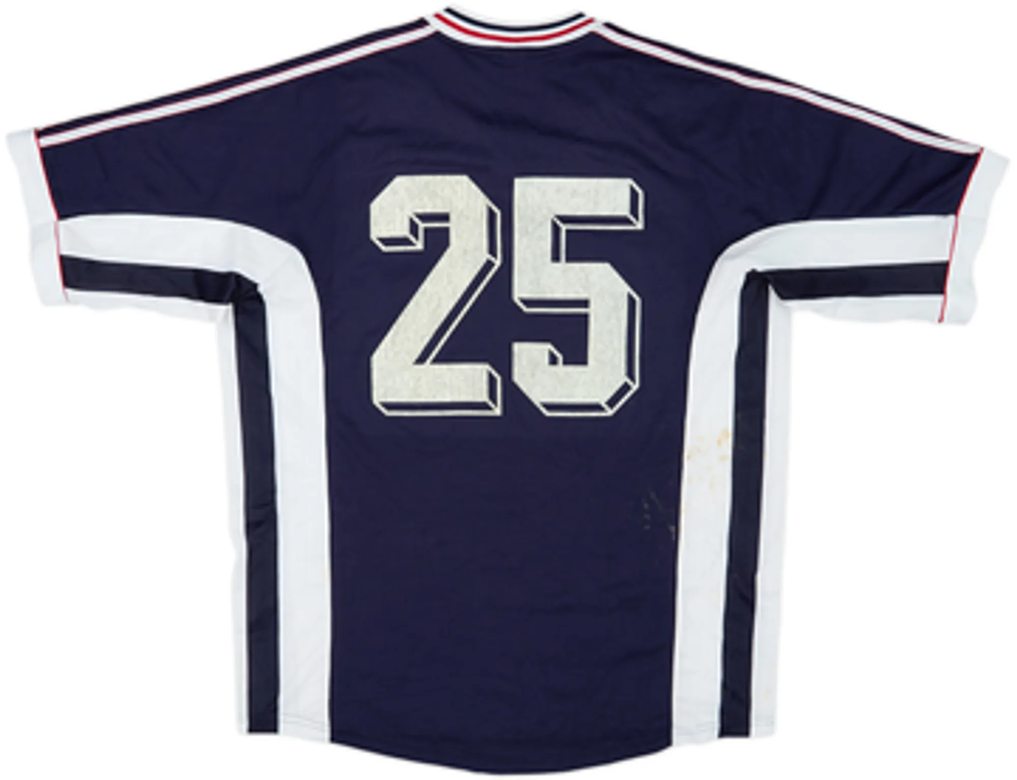 1998-99 Yugoslavia Signed Home Shirt #25 - 6/10 - (L)
