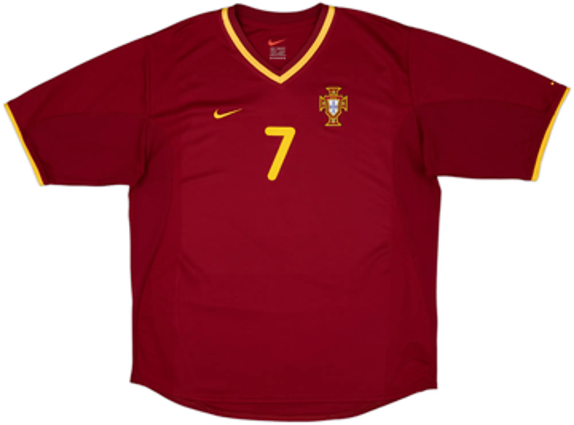 2000-02 Portugal Home Shirt Figo #7 - 9/10 - (L)