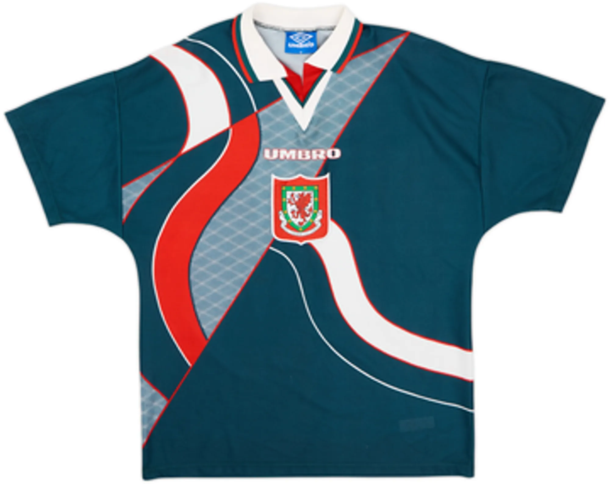 1995-96 Wales Away Shirt Hughes #10 - 5/10 - (M)