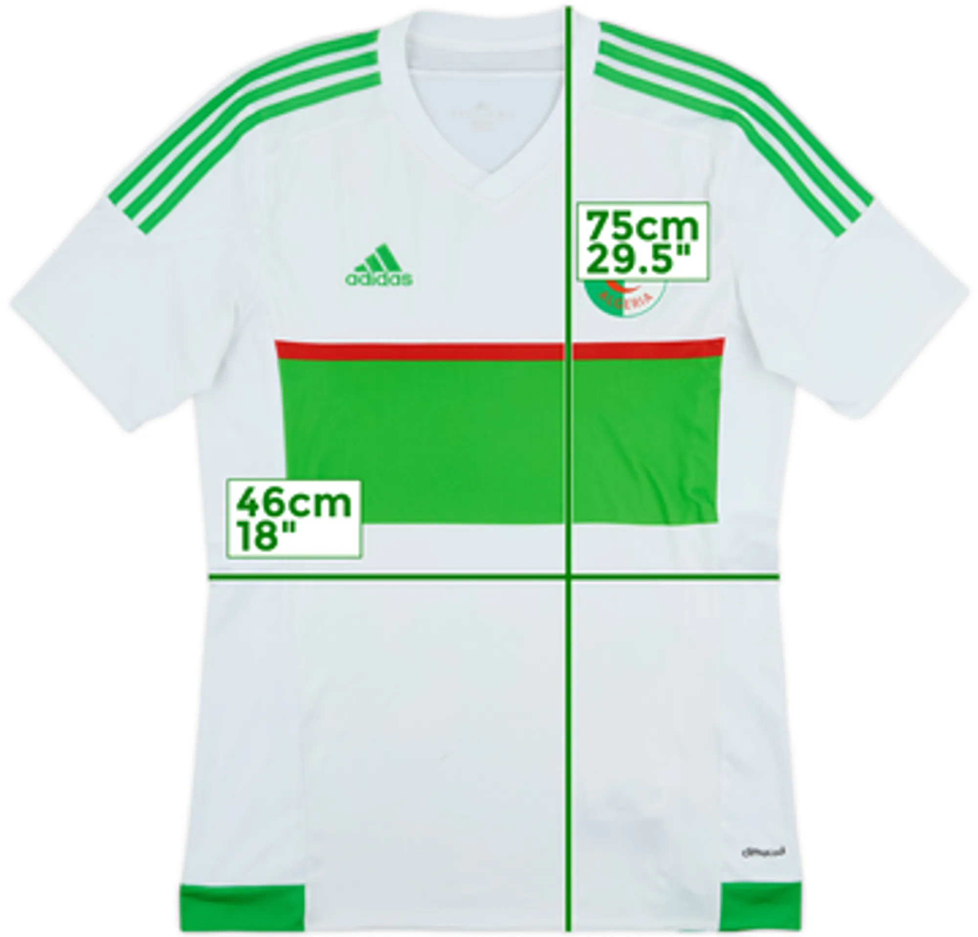 2016-17 Algeria Home Shirt - 7/10 - (M)