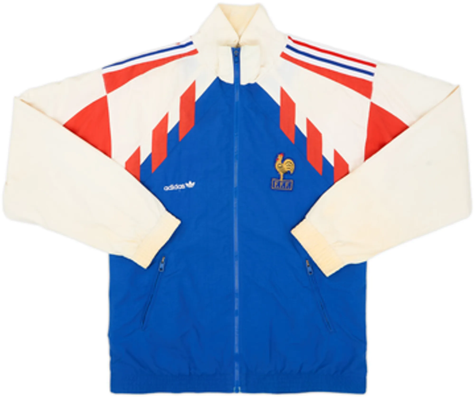 1990-92 France adidas Tracksuit - 5/10 - (L.Boys)