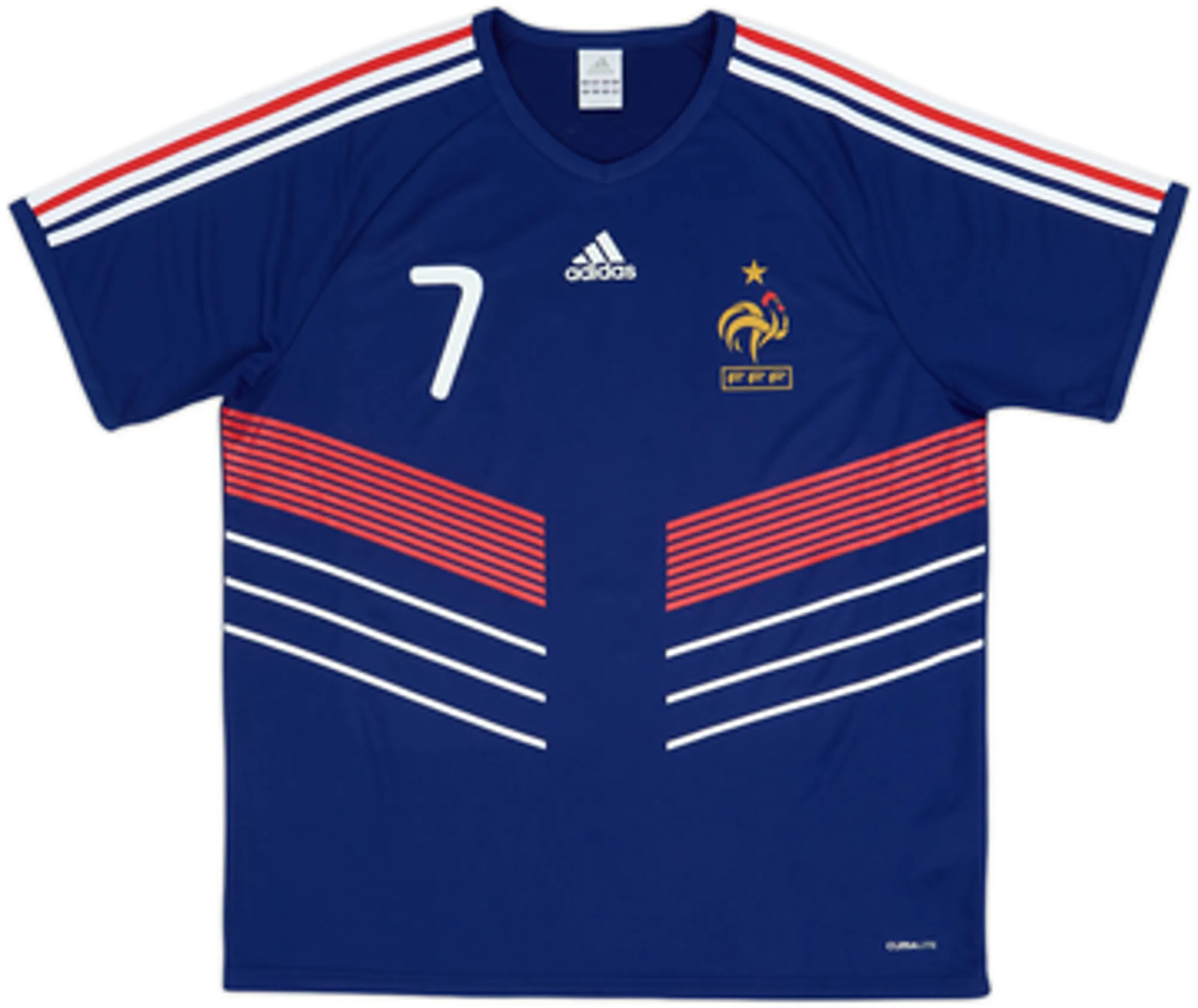 2009-10 France Basic Home Shirt Ribery #7 - 10/10 - (L)