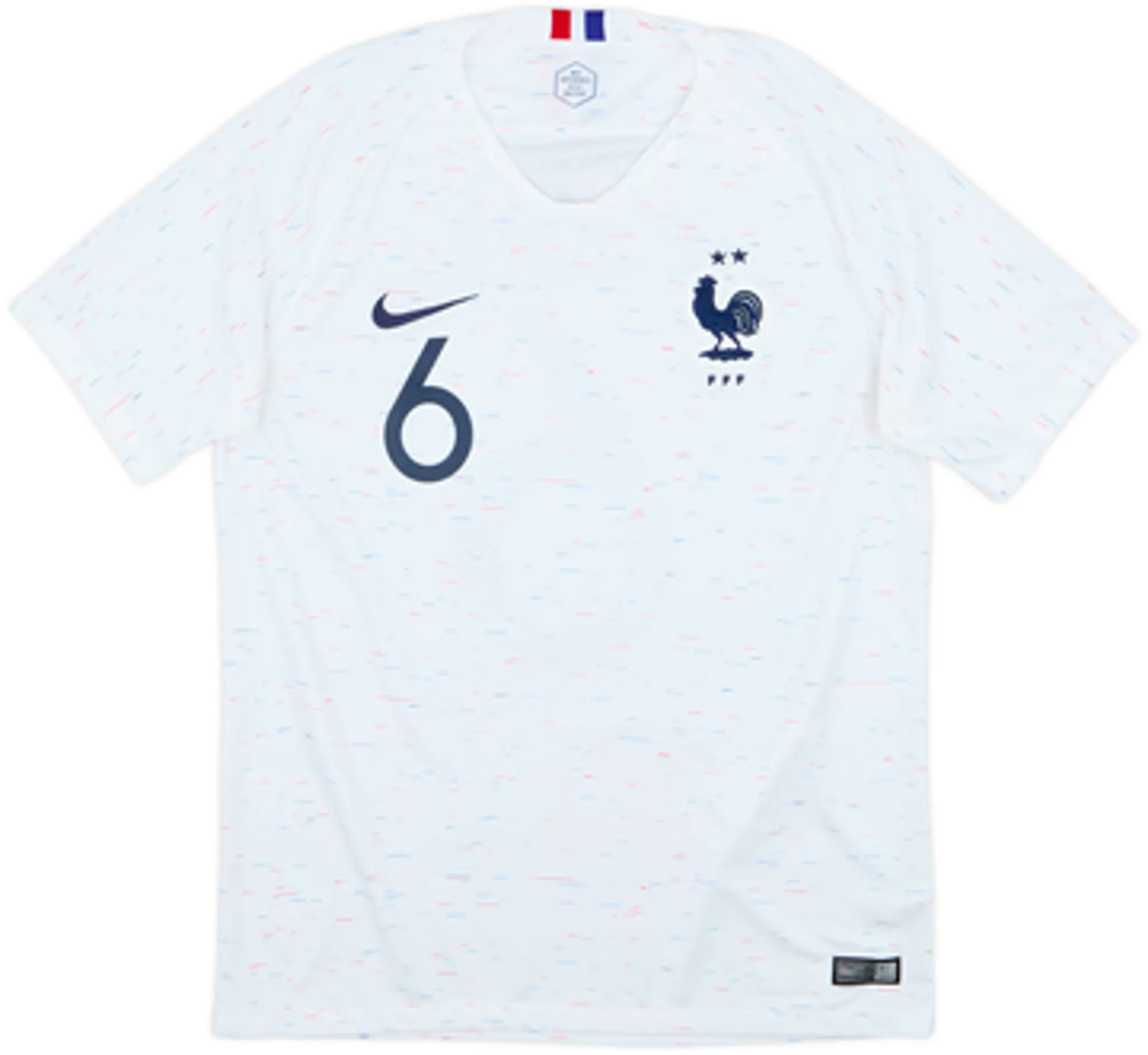 2018 France Away Shirt Pogba #6EM
