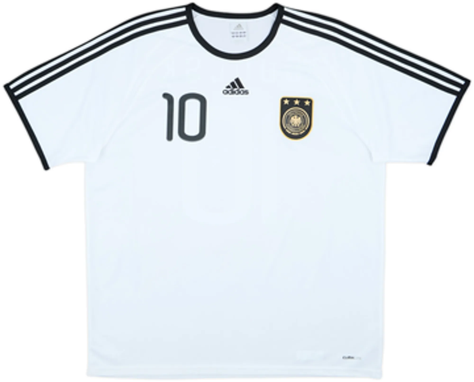 2010-11 Germany Basic Home Shirt Podolski #10EXL
