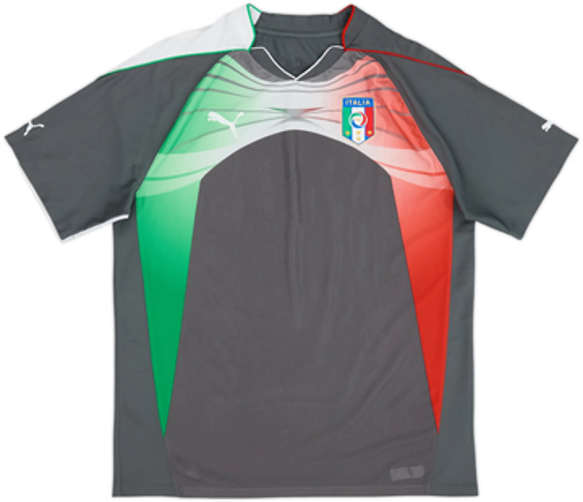 2010-12 Italy GK Shirt Buffon #1 - 6/10 - (L)