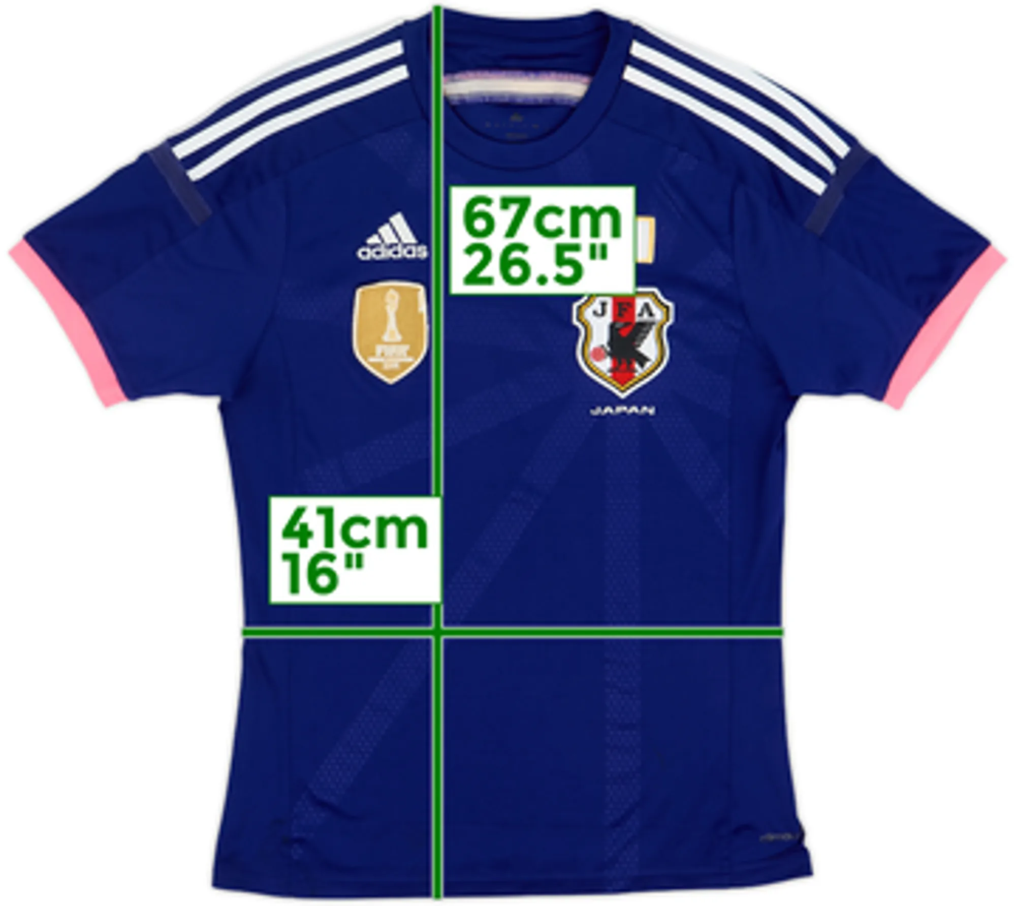 2013-15 Japan Women's Home Shirt - 5/10 - (Women's M)