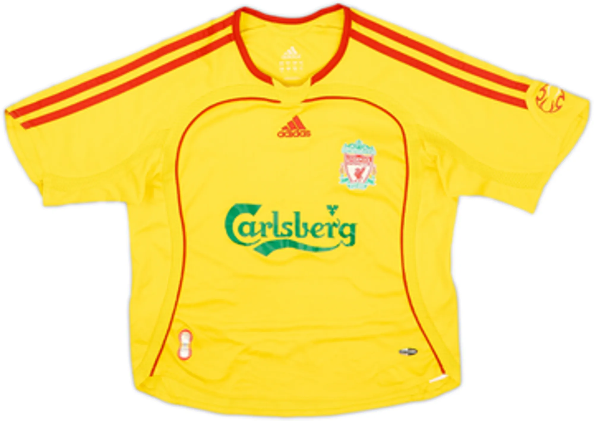 2006-07 Liverpool Away Shirt & Shorts - 9/10 - (S.Boys)